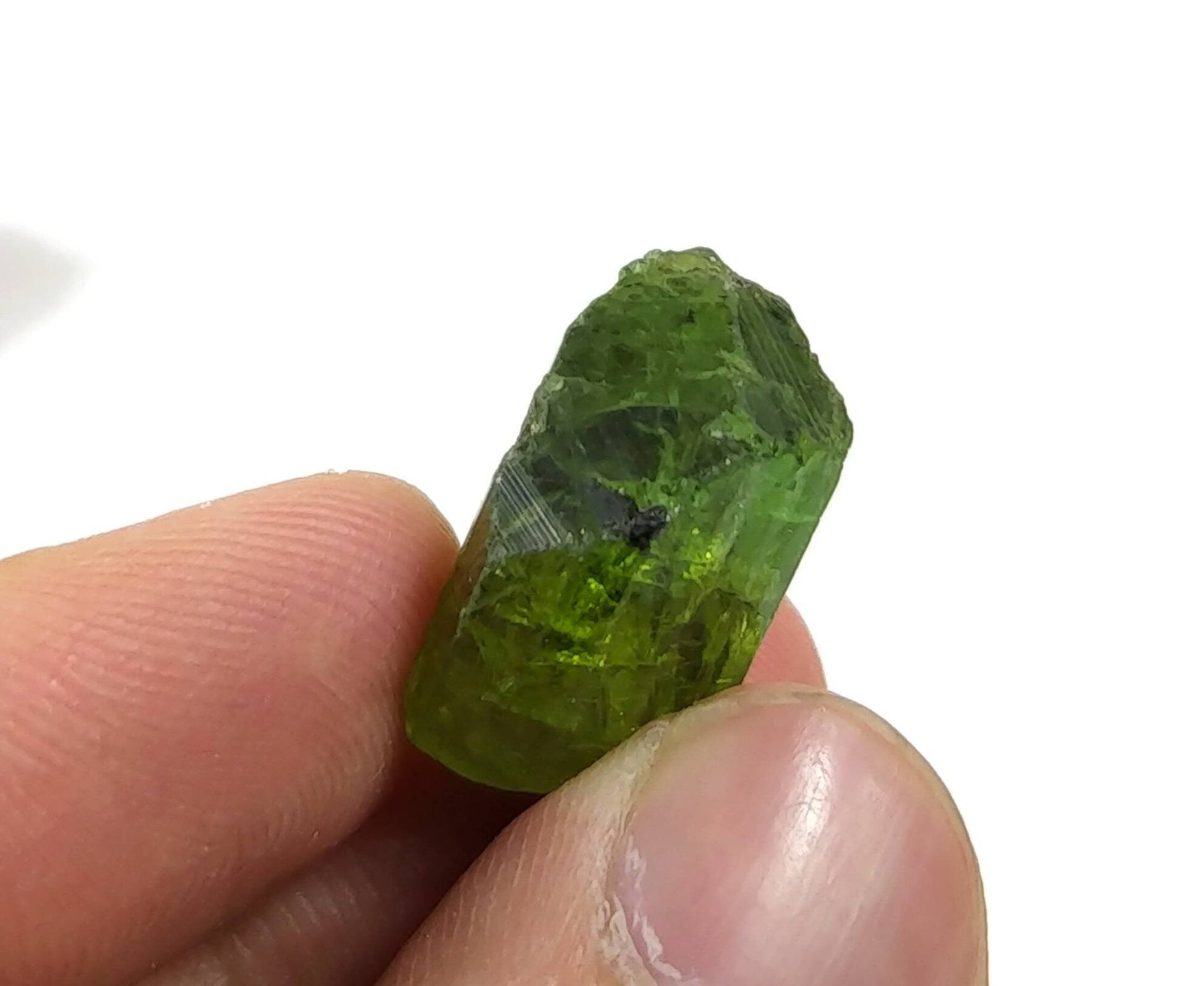 ARSAA GEMS AND MINERALSTop Quality beautiful natural 4.9 gram terminated green Tourmaline crystal from Africa - Premium  from ARSAA GEMS AND MINERALS - Just $70.00! Shop now at ARSAA GEMS AND MINERALS