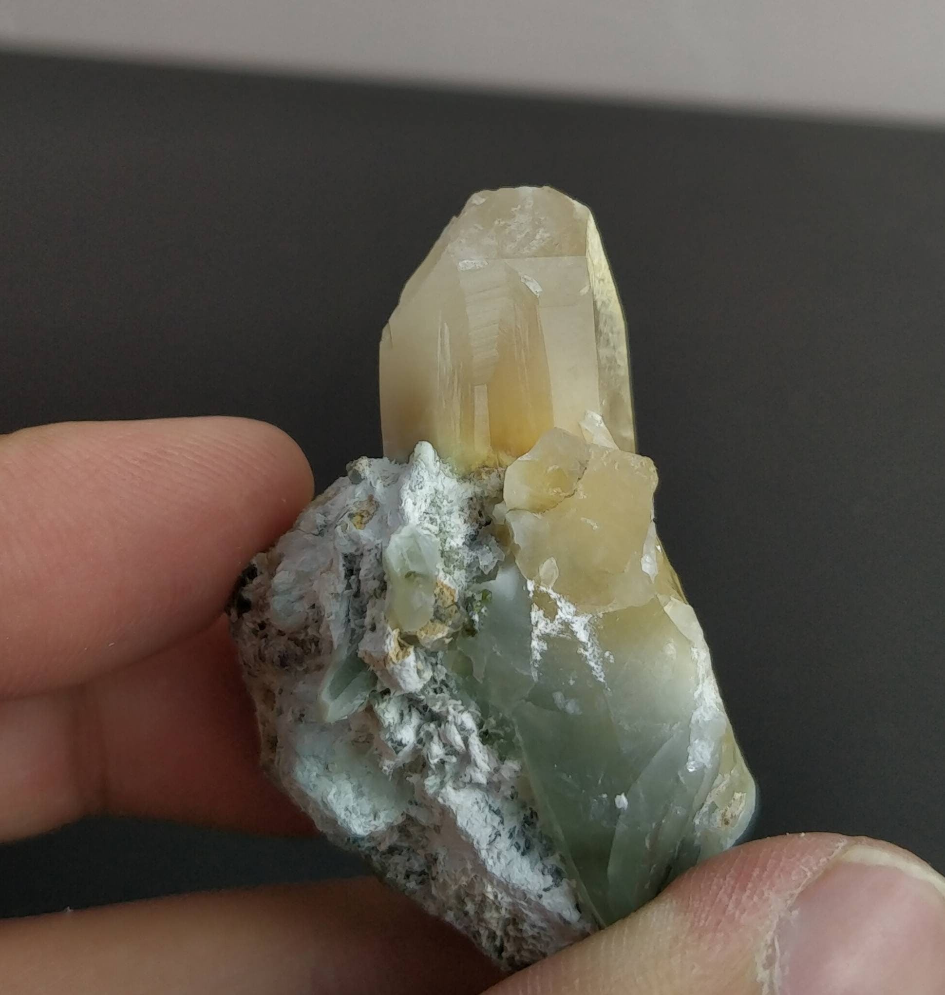 ARSAA GEMS AND MINERALSBonequartz or amphibol quartz crystal from Balochistan Pakistan, Terminated Fine quality beautiful, weigh 32.9 grams - Premium  from ARSAA GEMS AND MINERALS - Just $25.00! Shop now at ARSAA GEMS AND MINERALS