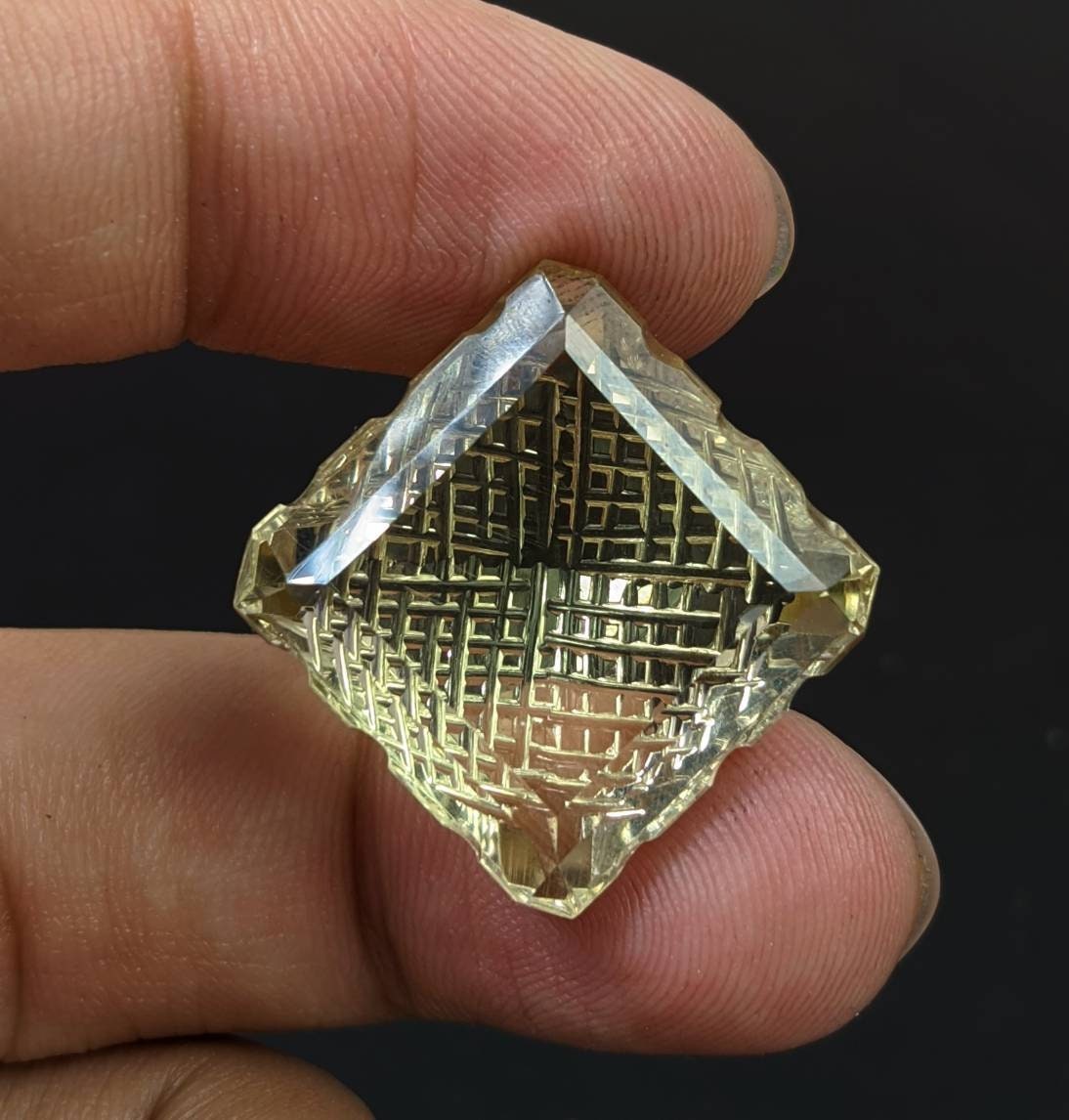 ARSAA GEMS AND MINERALSNatural good quality beautiful 38 carats square shape VV clarity faceted citrine gem - Premium  from ARSAA GEMS AND MINERALS - Just $76.00! Shop now at ARSAA GEMS AND MINERALS