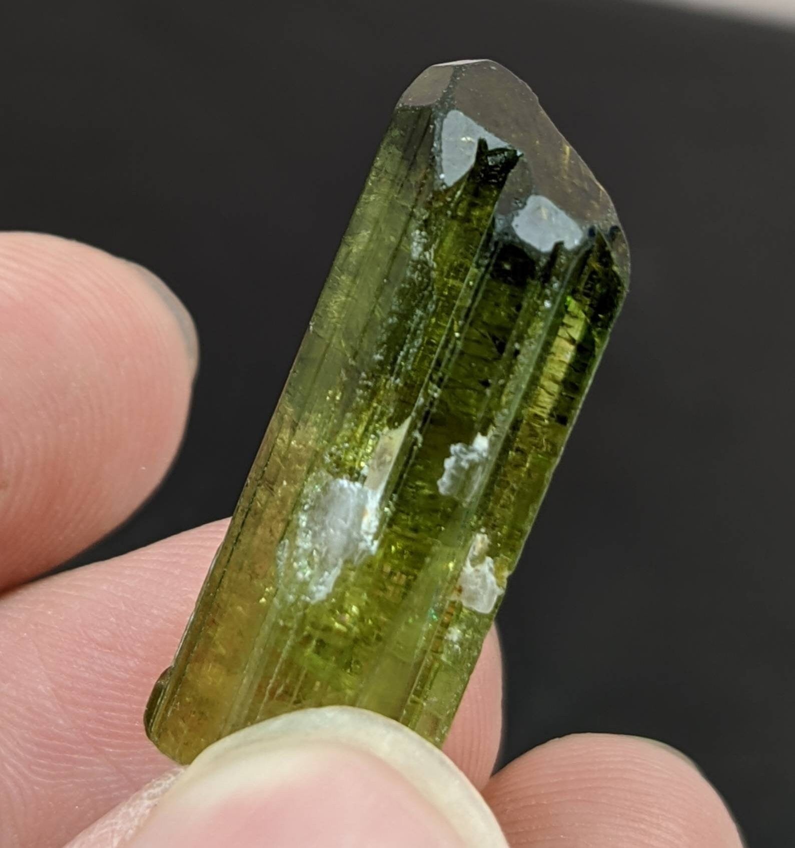 ARSAA GEMS AND MINERALSFine Quality beautiful natural 4.9 gram terminated green Tourmaline crystal from Africa - Premium  from ARSAA GEMS AND MINERALS - Just $49.00! Shop now at ARSAA GEMS AND MINERALS