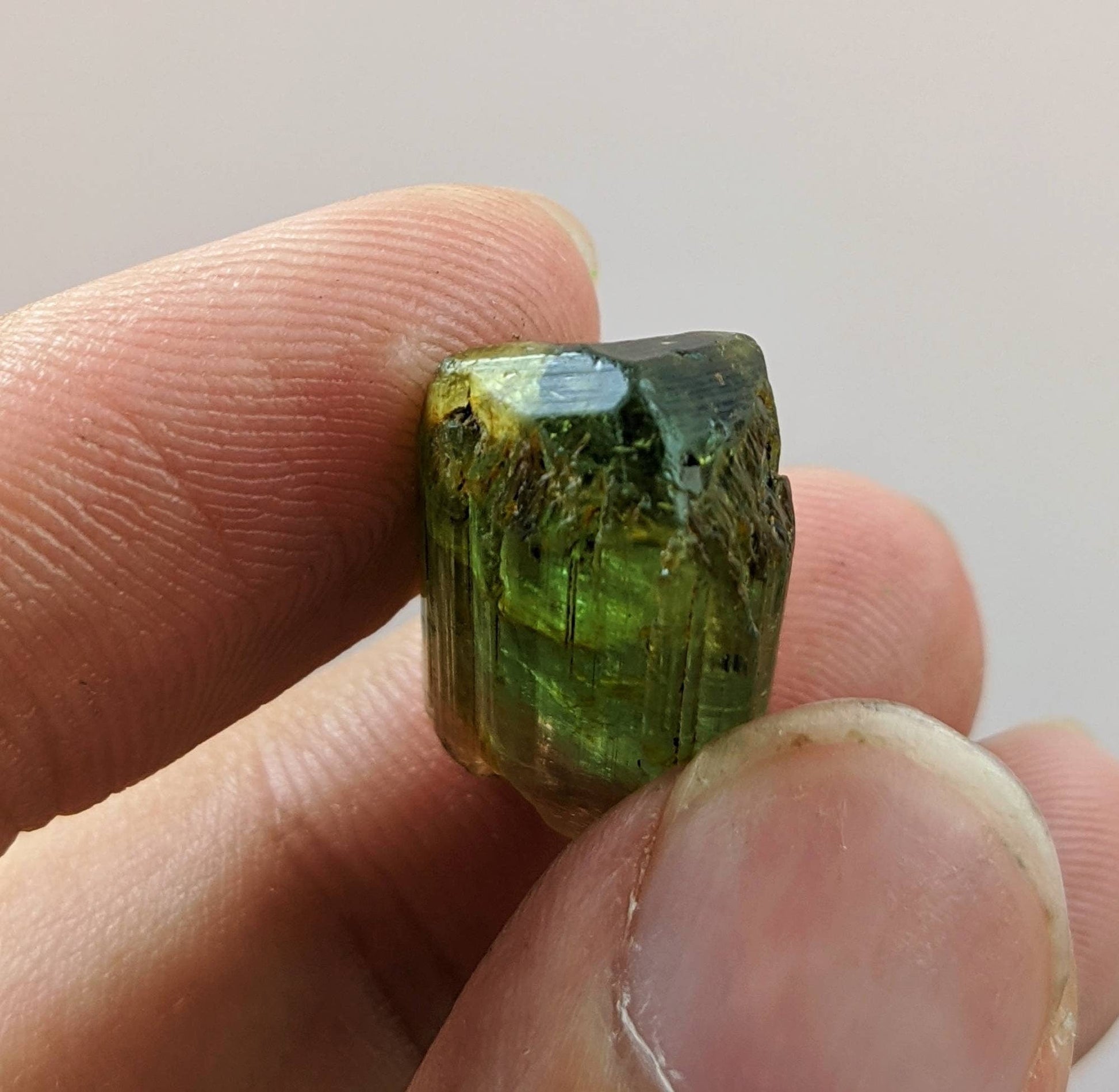 ARSAA GEMS AND MINERALSBicolor terminated tourmaline crystal 6 grams weight from Africa - Premium  from ARSAA GEMS AND MINERALS - Just $60.00! Shop now at ARSAA GEMS AND MINERALS