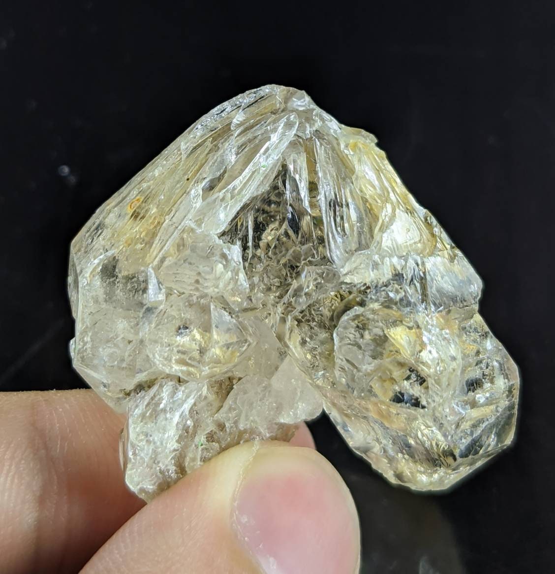 ARSAA GEMS AND MINERALSNatural fine quality aesthetic 26.8 grams terminated clay included Window Quartz cluster from Pakistan - Premium  from ARSAA GEMS AND MINERALS - Just $40.00! Shop now at ARSAA GEMS AND MINERALS