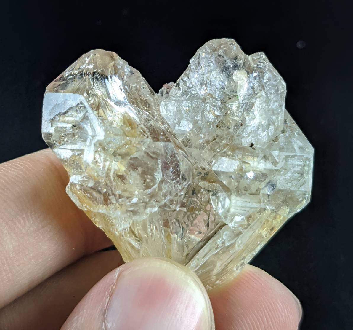 ARSAA GEMS AND MINERALSNatural fine quality aesthetic 26.8 grams terminated clay included Window Quartz cluster from Pakistan - Premium  from ARSAA GEMS AND MINERALS - Just $40.00! Shop now at ARSAA GEMS AND MINERALS