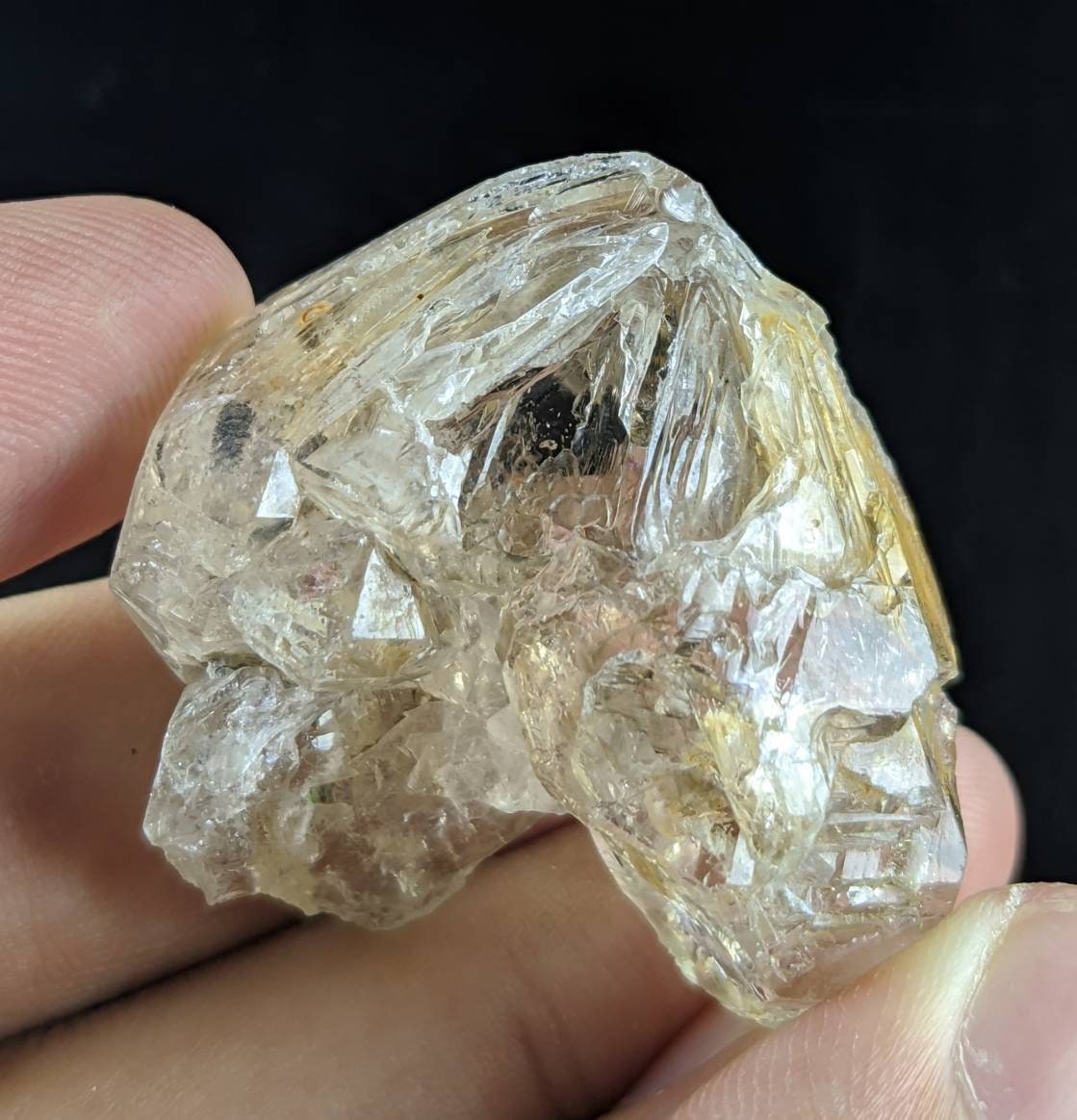 ARSAA GEMS AND MINERALSNatural fine quality aesthetic 26.8 grams terminated clay included Window Quartz cluster from Pakistan - Premium  from ARSAA GEMS AND MINERALS - Just $40.00! Shop now at ARSAA GEMS AND MINERALS