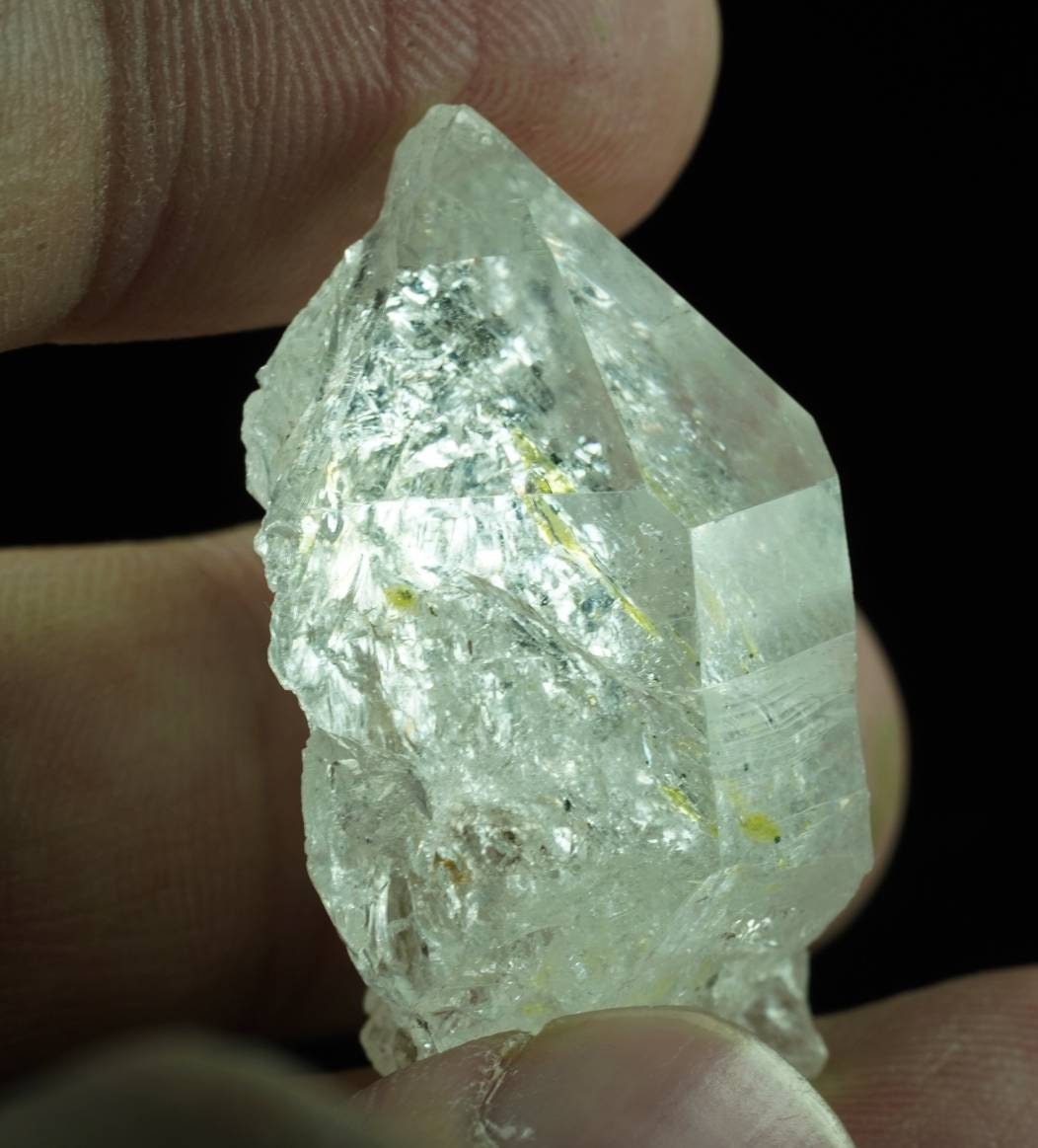 ARSAA GEMS AND MINERALSAesthetic fine quality beautiful UV reactive petroleum quartz crystal from Balochistan Pakistan, weight 15.9 grams - Premium  from ARSAA GEMS AND MINERALS - Just $75.00! Shop now at ARSAA GEMS AND MINERALS