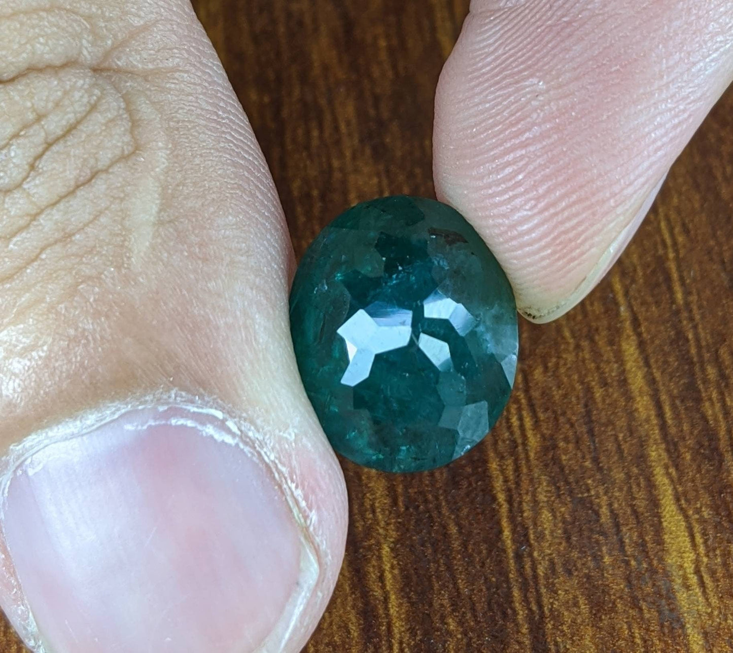 ARSAA GEMS AND MINERALSTop Quality beautiful natural 7.5 carats faceted oval shape grandidierite gem - Premium  from ARSAA GEMS AND MINERALS - Just $20.00! Shop now at ARSAA GEMS AND MINERALS