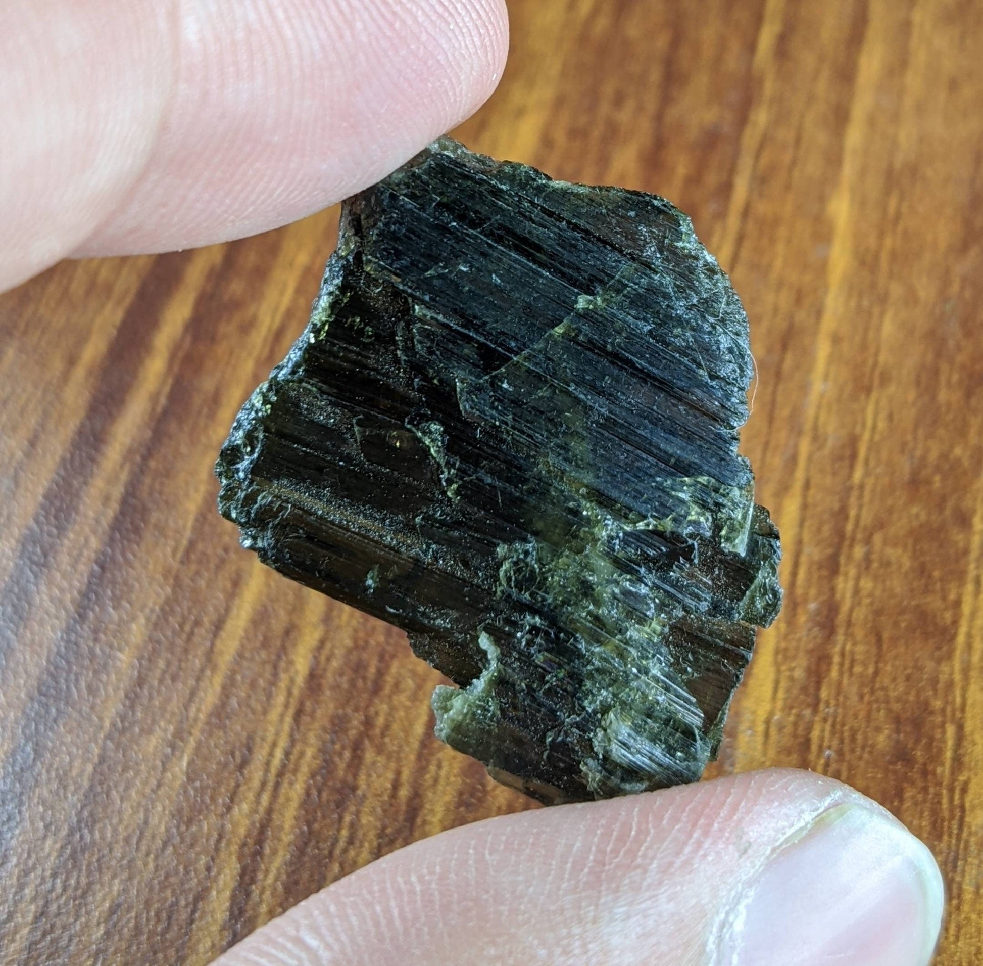 ARSAA GEMS AND MINERALSNatural fine quality beautiful 6.9 gram terminated faden green epidote crystal with wonderful structure - Premium  from ARSAA GEMS AND MINERALS - Just $30.00! Shop now at ARSAA GEMS AND MINERALS