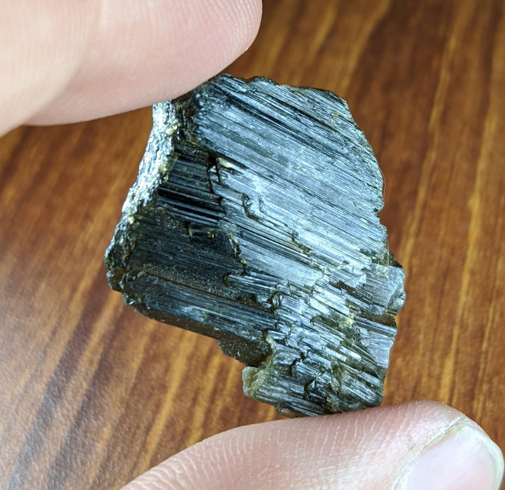 ARSAA GEMS AND MINERALSNatural fine quality beautiful 6.9 gram terminated faden green epidote crystal with wonderful structure - Premium  from ARSAA GEMS AND MINERALS - Just $30.00! Shop now at ARSAA GEMS AND MINERALS