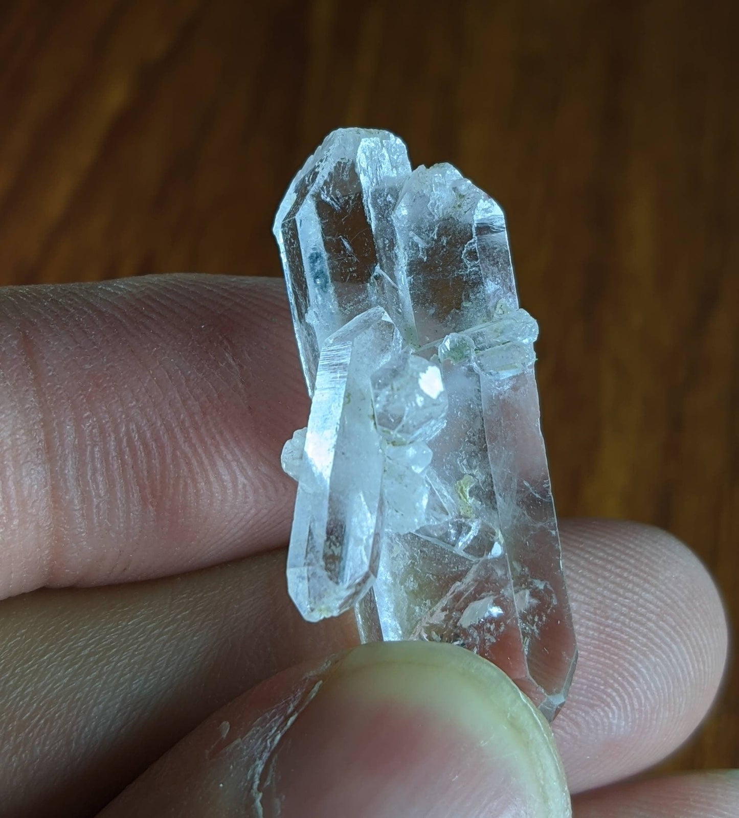 ARSAA GEMS AND MINERALSNatural fine quality beautiful 5.5 grams clear terminated etched quartz cluster from Balochistan Pakistan - Premium  from ARSAA GEMS AND MINERALS - Just $15.00! Shop now at ARSAA GEMS AND MINERALS