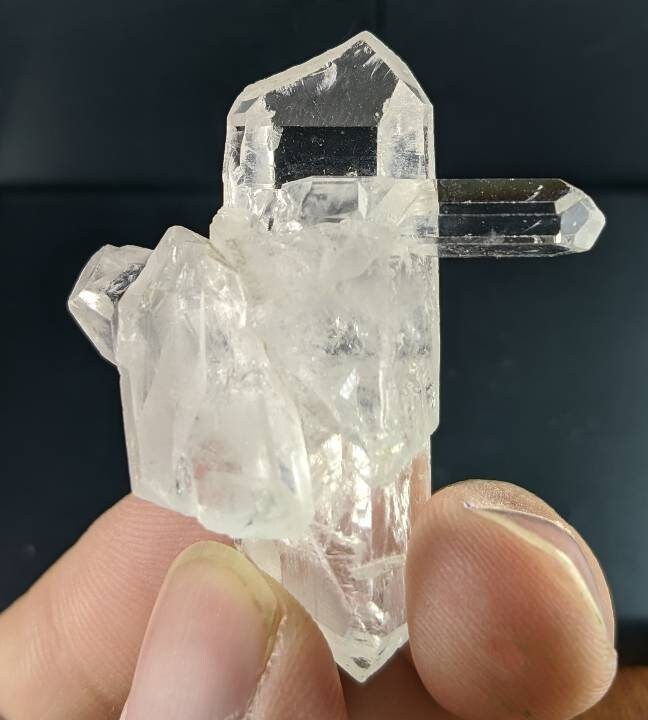 ARSAA GEMS AND MINERALSNatural fine quality beautiful 15.9 grams clear terminated quartz cluster from Balochistan Pakistan - Premium  from ARSAA GEMS AND MINERALS - Just $20.00! Shop now at ARSAA GEMS AND MINERALS