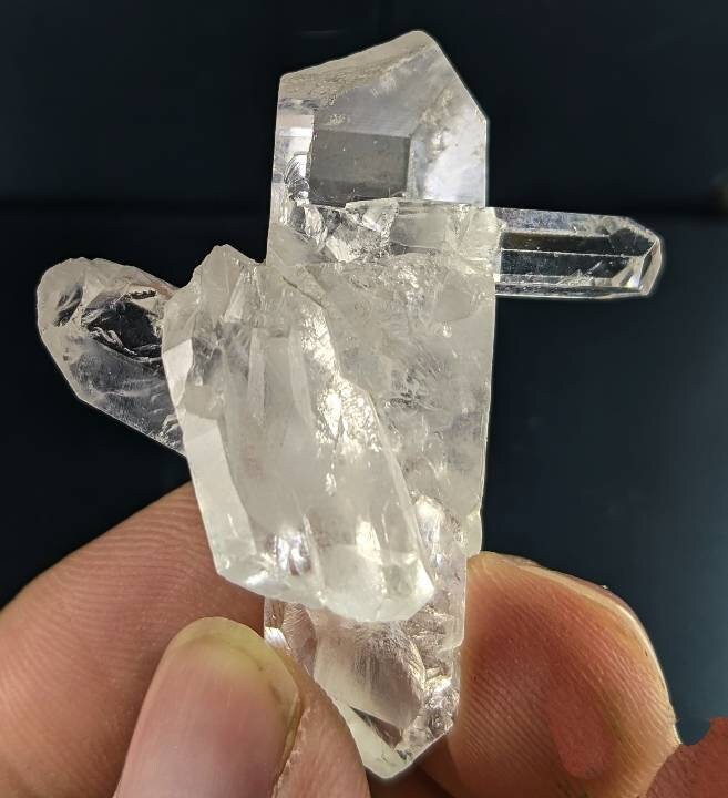 ARSAA GEMS AND MINERALSNatural fine quality beautiful 15.9 grams clear terminated quartz cluster from Balochistan Pakistan - Premium  from ARSAA GEMS AND MINERALS - Just $20.00! Shop now at ARSAA GEMS AND MINERALS