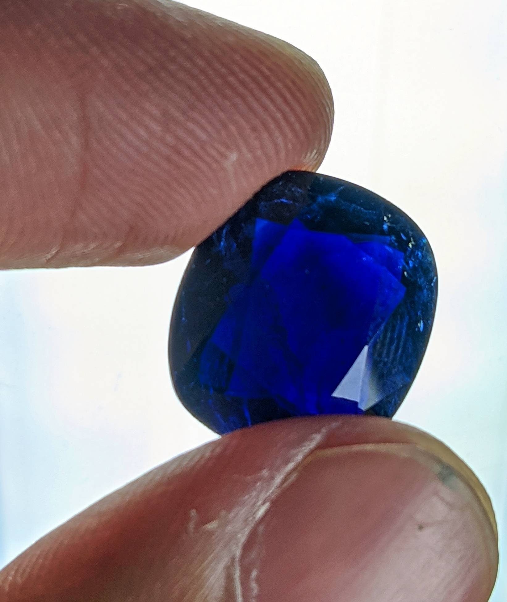 ARSAA GEMS AND MINERALSNatural fine quality beautiful 9.5 carats faceted radiant shape dark blue tourmaline gem - Premium  from ARSAA GEMS AND MINERALS - Just $90.00! Shop now at ARSAA GEMS AND MINERALS