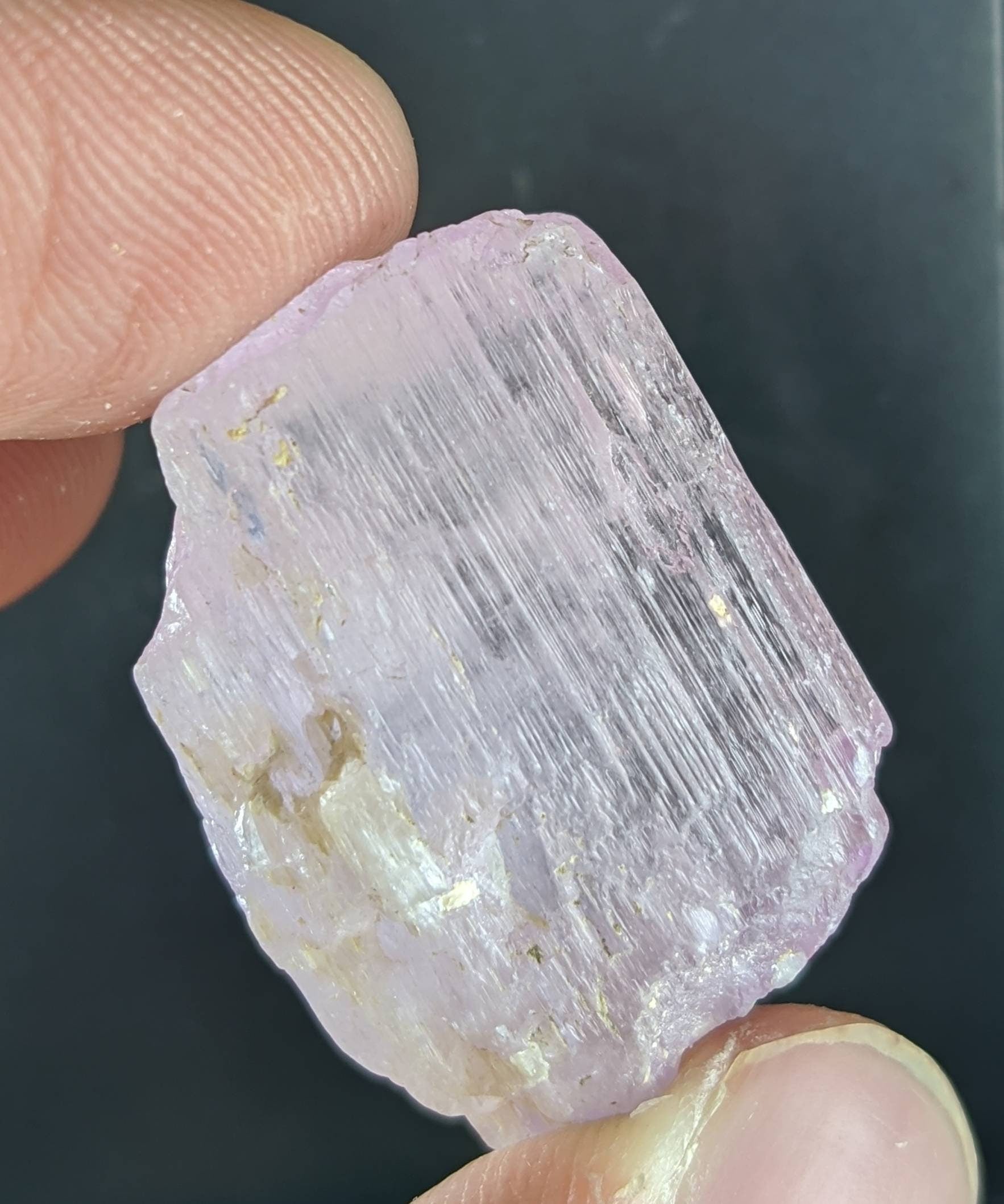 ARSAA GEMS AND MINERALSNatural fine quality aesthetic 15.2 grams clear purple lustrous kunzite crystal from Afghanistan - Premium  from ARSAA GEMS AND MINERALS - Just $20.00! Shop now at ARSAA GEMS AND MINERALS