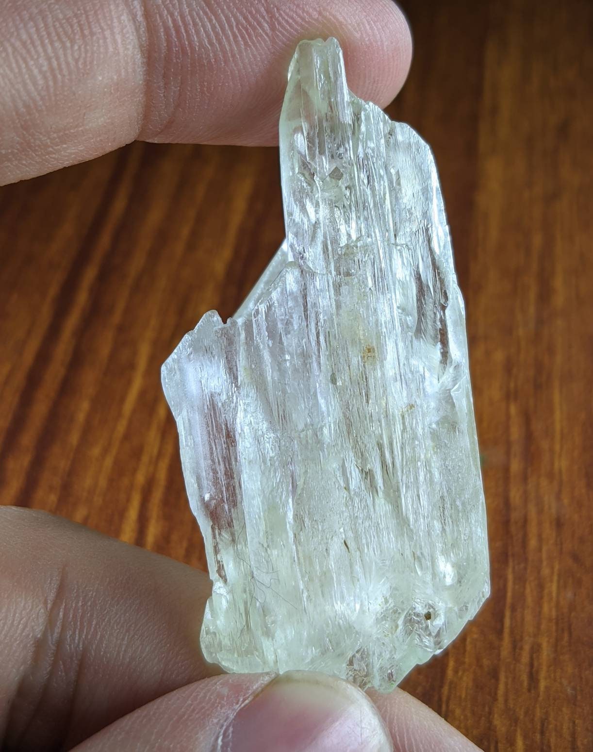 ARSAA GEMS AND MINERALSNatural fine quality aesthetic 27.5 grams yellow colors clear lustrous etched kunzite crystal from Afghanistan - Premium  from ARSAA GEMS AND MINERALS - Just $30.00! Shop now at ARSAA GEMS AND MINERALS