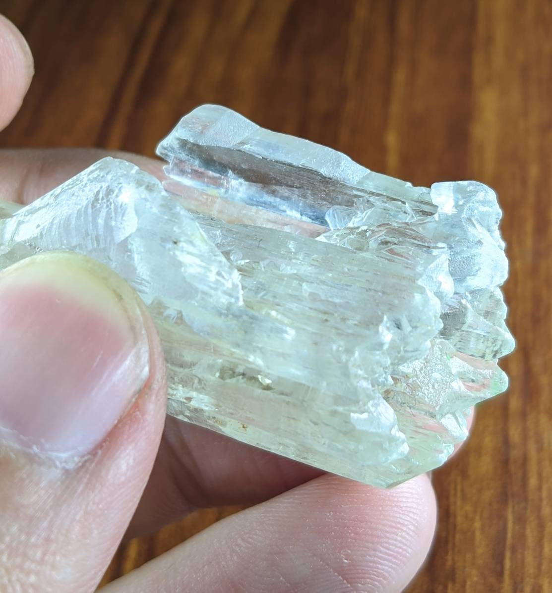 ARSAA GEMS AND MINERALSNatural fine quality aesthetic 27.5 grams yellow colors clear lustrous etched kunzite crystal from Afghanistan - Premium  from ARSAA GEMS AND MINERALS - Just $30.00! Shop now at ARSAA GEMS AND MINERALS