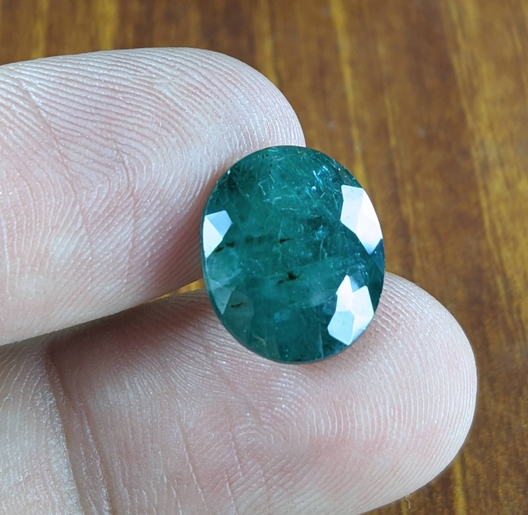 ARSAA GEMS AND MINERALSTop Quality beautiful natural 7.5 carats faceted oval shape grandidierite gem - Premium  from ARSAA GEMS AND MINERALS - Just $20.00! Shop now at ARSAA GEMS AND MINERALS