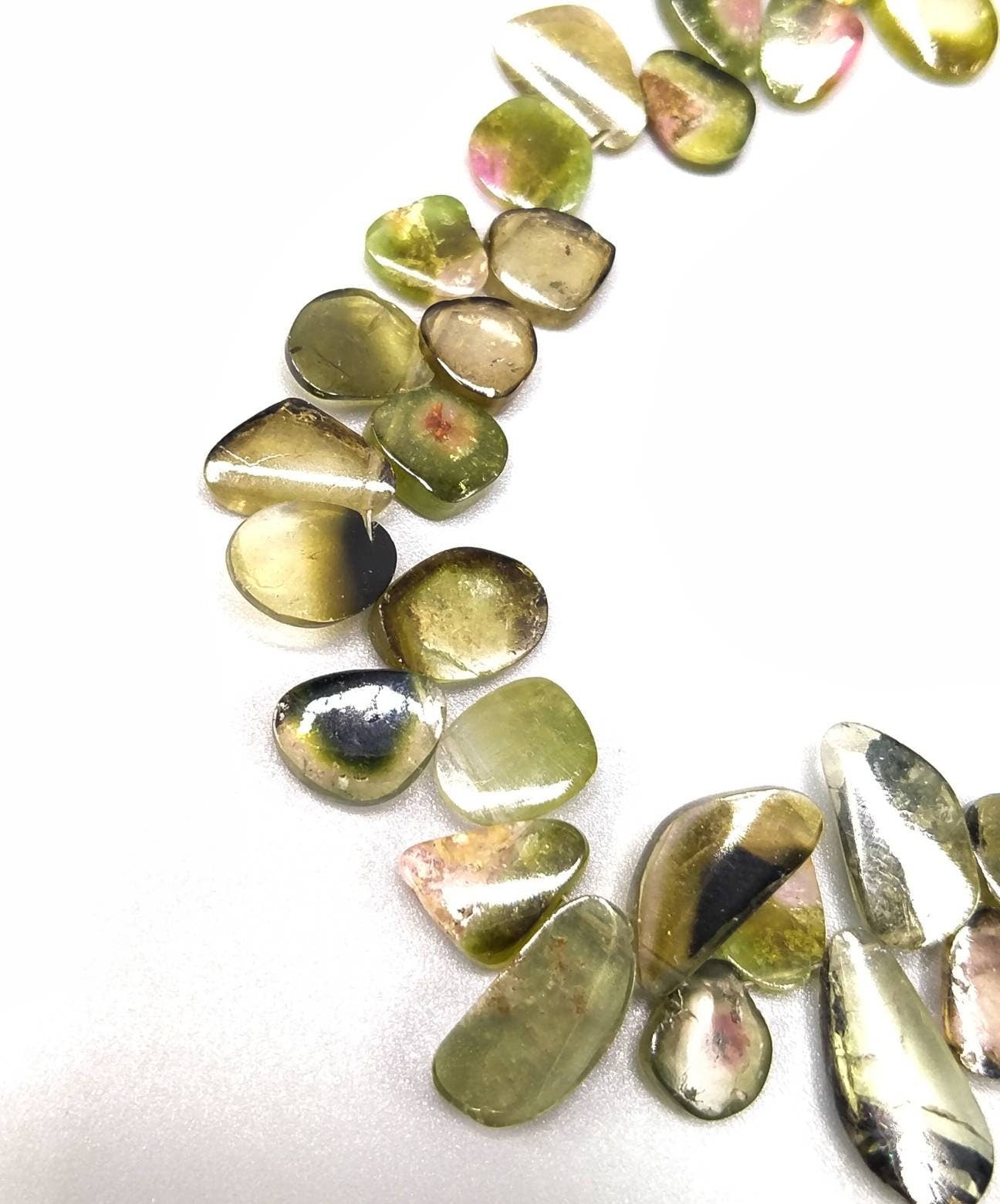 ARSAA GEMS AND MINERALSTop quality beautiful 13.4 grams watermelon tourmaline pear shape  beads string from Afghanistan - Premium  from ARSAA GEMS AND MINERALS - Just $100.00! Shop now at ARSAA GEMS AND MINERALS