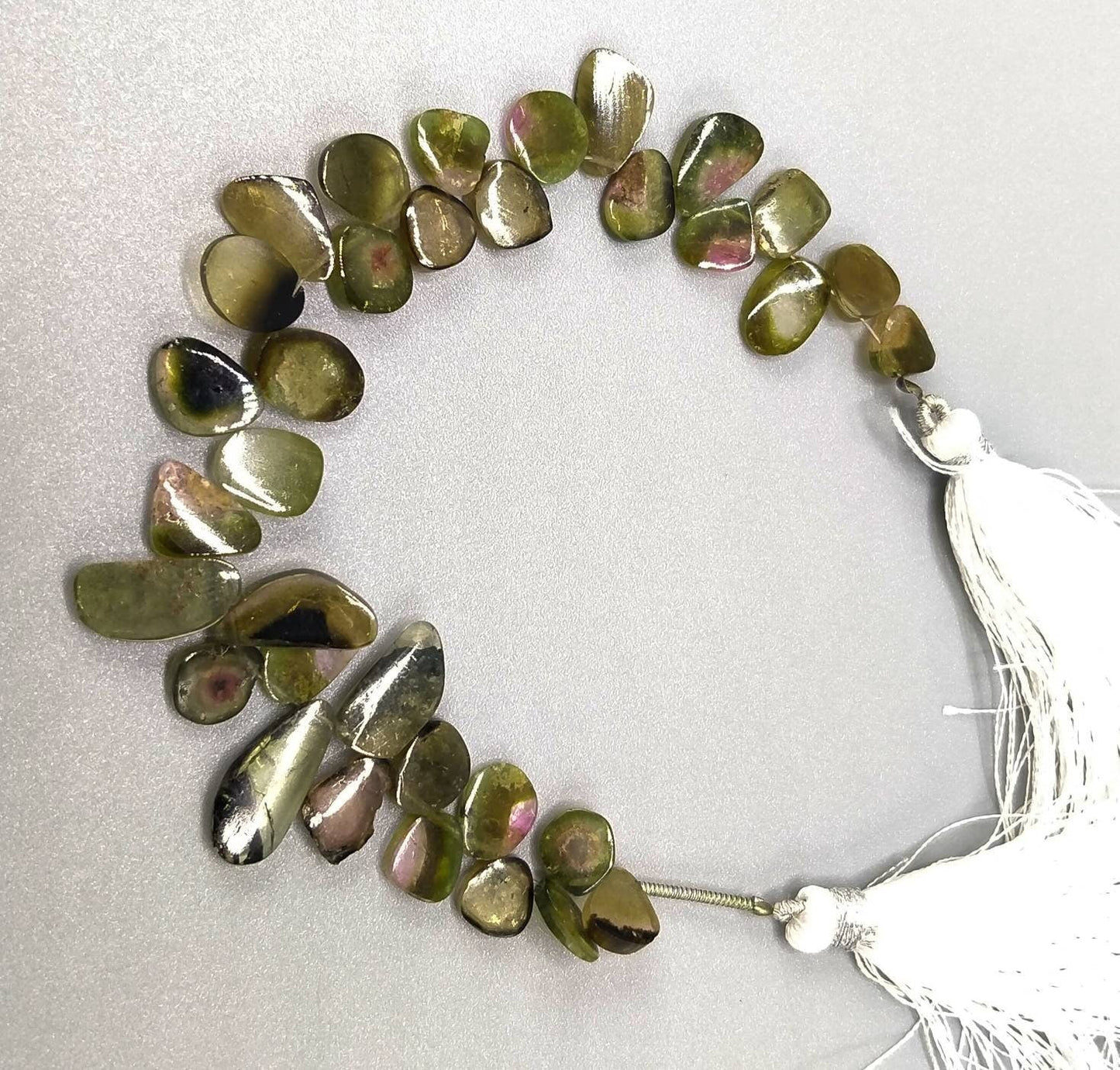 ARSAA GEMS AND MINERALSTop quality beautiful 13.4 grams watermelon tourmaline pear shape  beads string from Afghanistan - Premium  from ARSAA GEMS AND MINERALS - Just $100.00! Shop now at ARSAA GEMS AND MINERALS