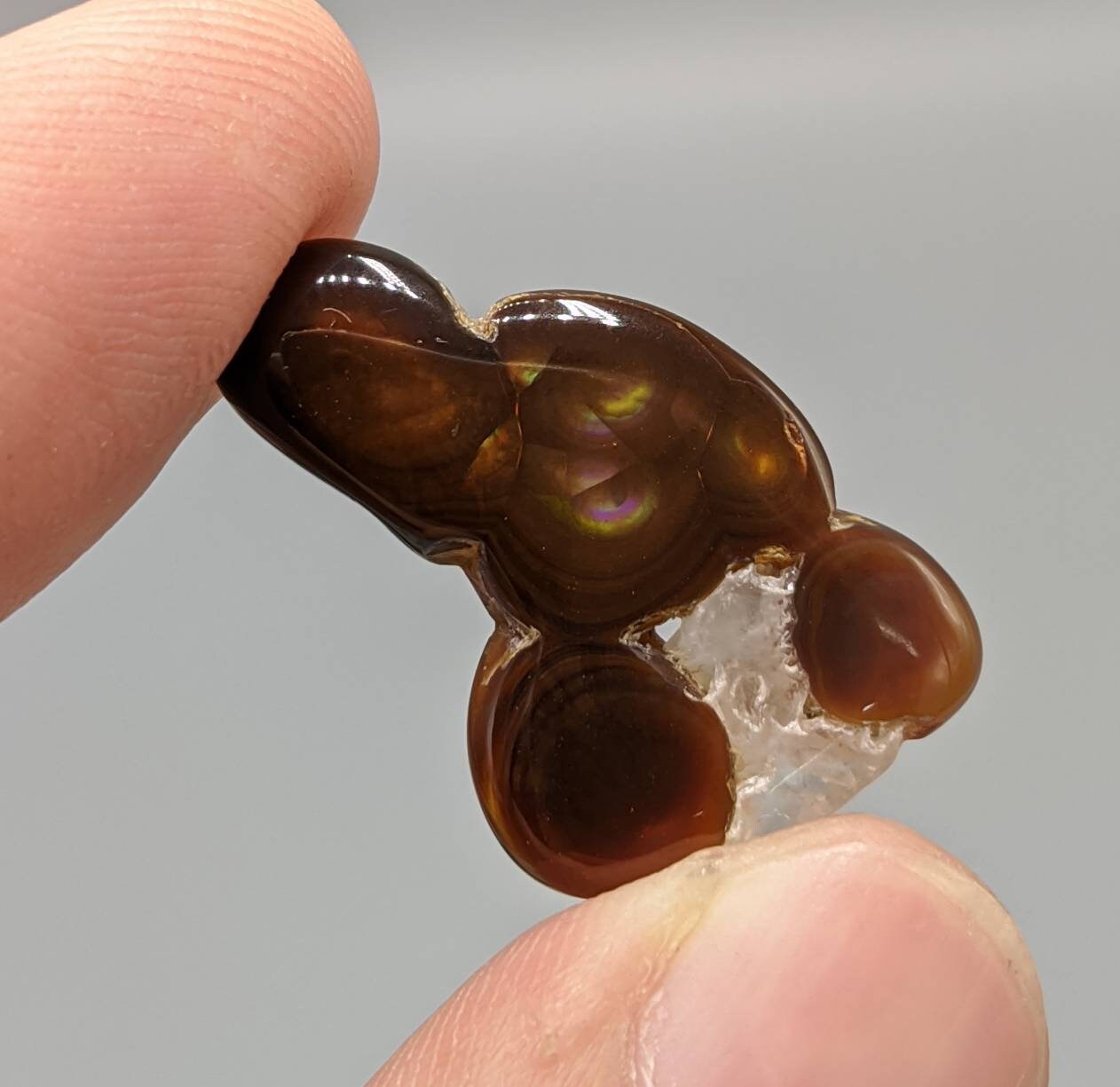 ARSAA GEMS AND MINERALSBeautiful 13 carat High grade fire agate cabochon from United States - Premium  from ARSAA GEMS AND MINERALS - Just $25.00! Shop now at ARSAA GEMS AND MINERALS