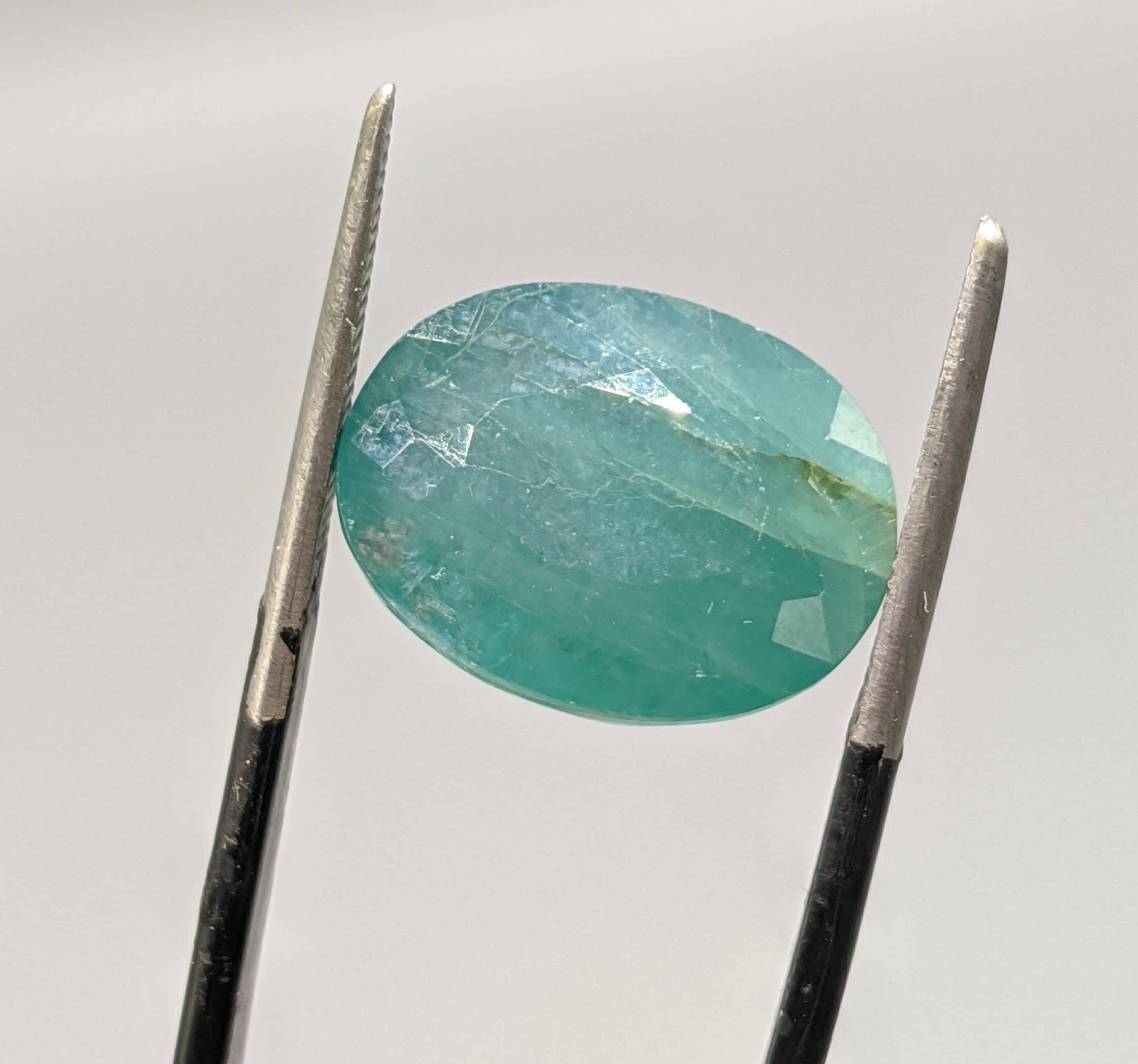 ARSAA GEMS AND MINERALSTop Quality beautiful natural 11 carats faceted oval shape grandidierite gem - Premium  from ARSAA GEMS AND MINERALS - Just $30.00! Shop now at ARSAA GEMS AND MINERALS