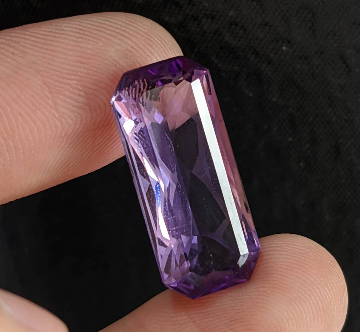 ARSAA GEMS AND MINERALSNatural fine quality beautiful 15.5 carats purple color AAA clarity faceted amethyst gem - Premium  from ARSAA GEMS AND MINERALS - Just $30.00! Shop now at ARSAA GEMS AND MINERALS