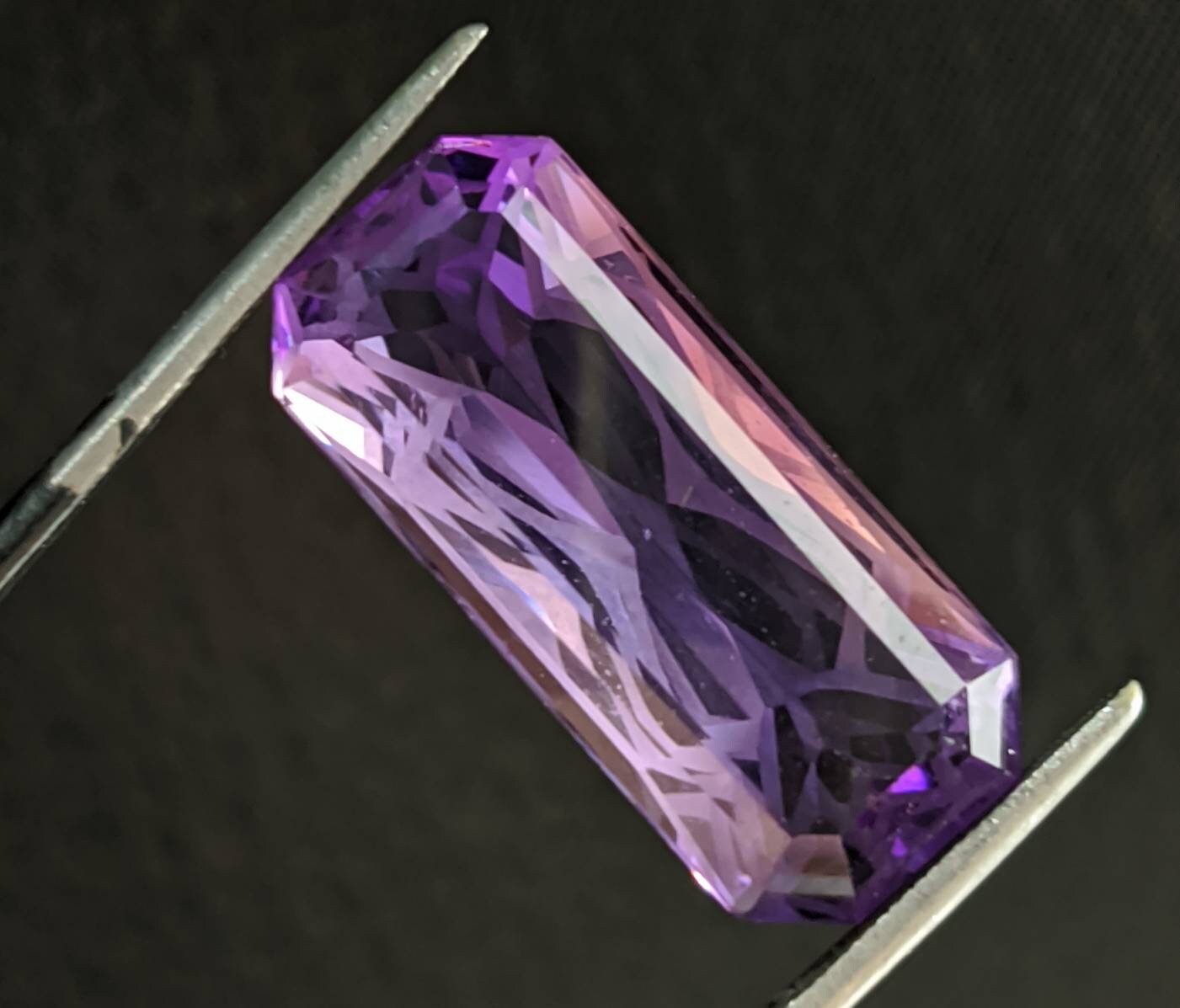 ARSAA GEMS AND MINERALSNatural fine quality beautiful 15.5 carats purple color AAA clarity faceted amethyst gem - Premium  from ARSAA GEMS AND MINERALS - Just $30.00! Shop now at ARSAA GEMS AND MINERALS