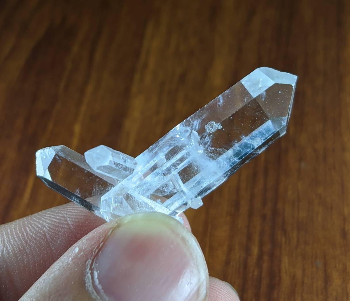 ARSAA GEMS AND MINERALSNatural fine quality beautiful 5.6 grams clear double terminated quartz crystal from Balochistan Pakistan - Premium  from ARSAA GEMS AND MINERALS - Just $20.00! Shop now at ARSAA GEMS AND MINERALS