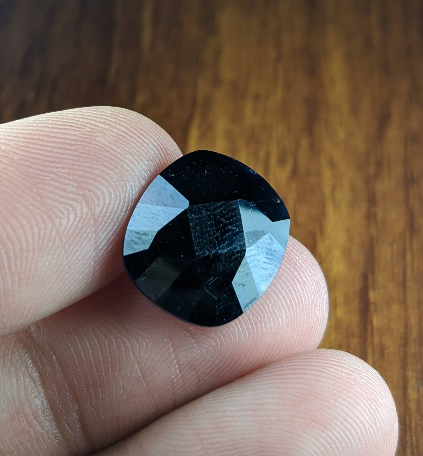 ARSAA GEMS AND MINERALSNatural fine quality beautiful 9.5 carats faceted radiant shape dark blue tourmaline gem - Premium  from ARSAA GEMS AND MINERALS - Just $90.00! Shop now at ARSAA GEMS AND MINERALS