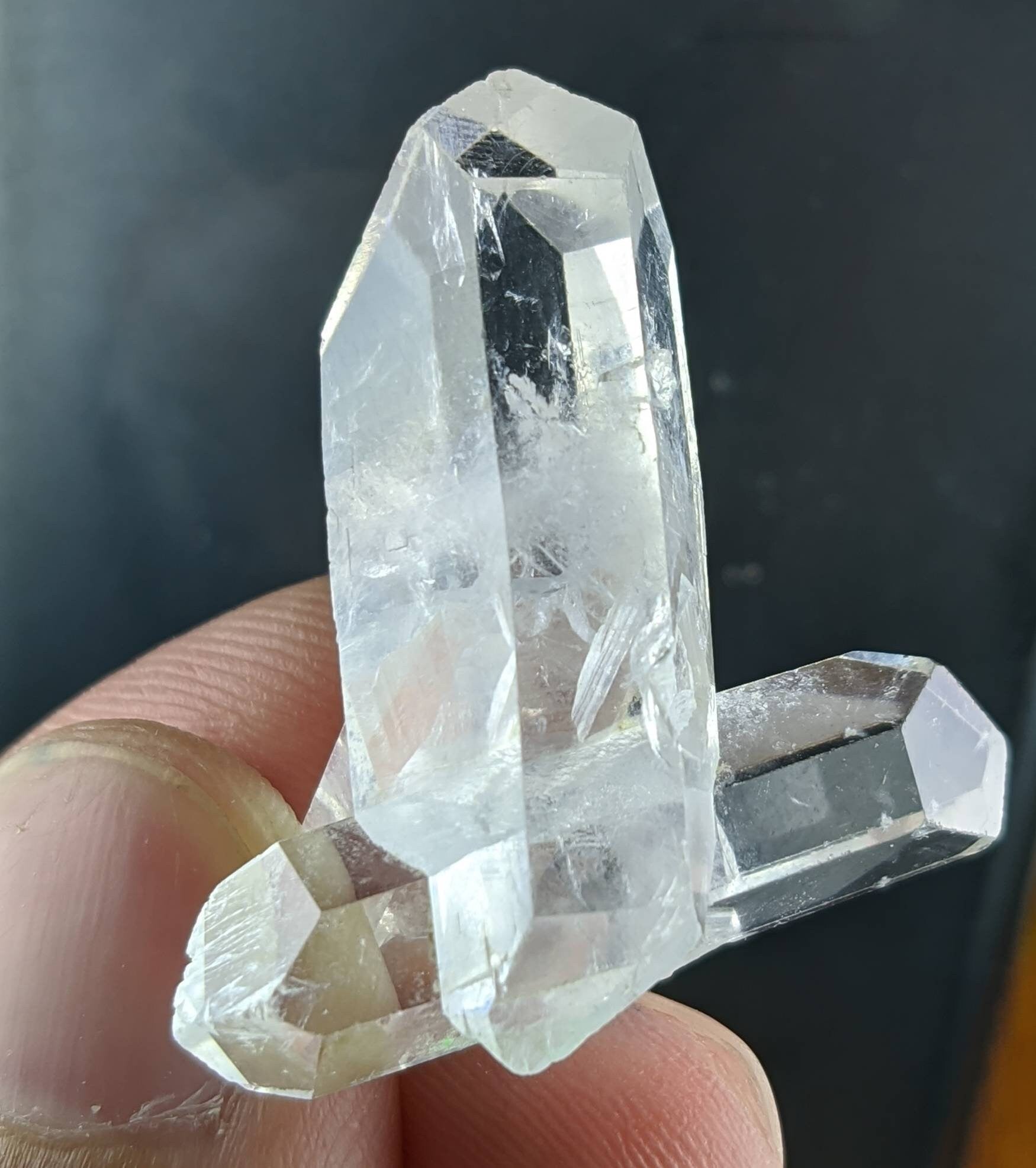 ARSAA GEMS AND MINERALSNatural fine quality beautiful 10 grams clear terminated quartz cluster from Balochistan Pakistan - Premium  from ARSAA GEMS AND MINERALS - Just $20.00! Shop now at ARSAA GEMS AND MINERALS