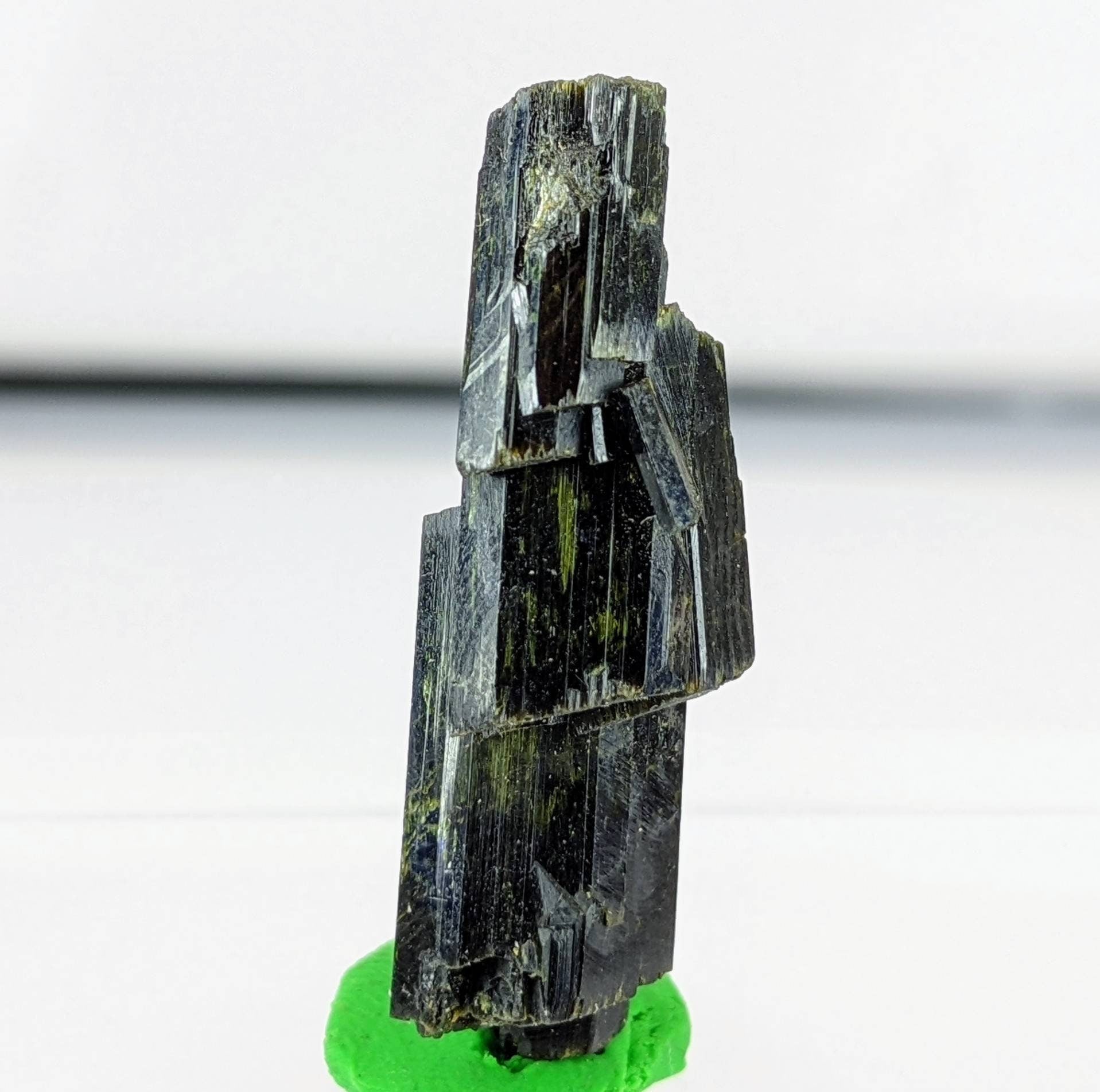 ARSAA GEMS AND MINERALSNatural aesthetic step formation terminated aegirine crystal from Pakistan, weight: 4 grams - Premium  from ARSAA GEMS AND MINERALS - Just $45.00! Shop now at ARSAA GEMS AND MINERALS