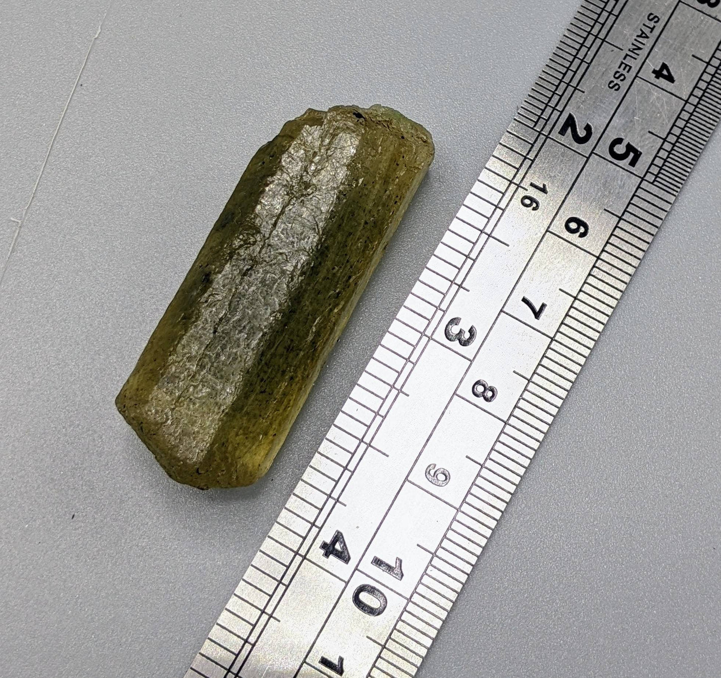 ARSAA GEMS AND MINERALSNatural fine quality beautiful 17.4 grams green scapolite crystal - Premium  from ARSAA GEMS AND MINERALS - Just $30.00! Shop now at ARSAA GEMS AND MINERALS