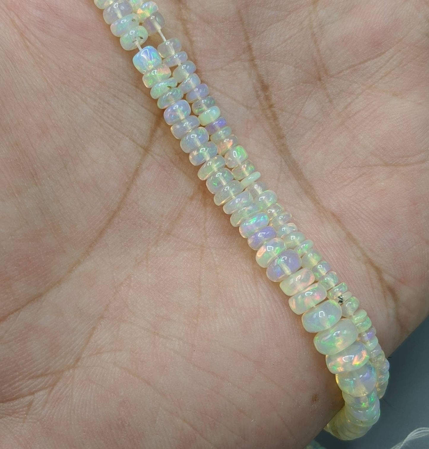 ARSAA GEMS AND MINERALSFine quality aesthetic opal beads strand, weight 9.5 grams from Ethiopia - Premium  from ARSAA GEMS AND MINERALS - Just $80.00! Shop now at ARSAA GEMS AND MINERALS