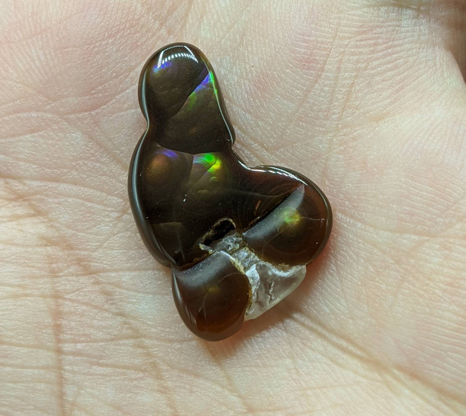 ARSAA GEMS AND MINERALSBeautiful 13 carat High grade fire agate cabochon from United States - Premium  from ARSAA GEMS AND MINERALS - Just $25.00! Shop now at ARSAA GEMS AND MINERALS