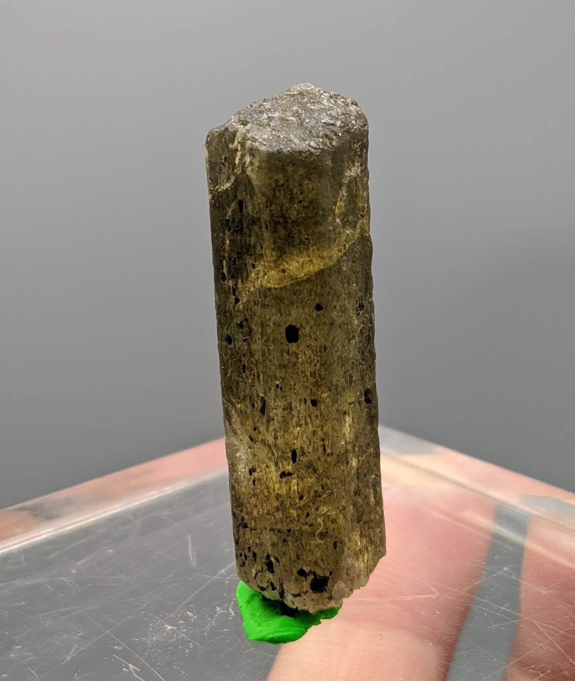 ARSAA GEMS AND MINERALSNatural fine quality beautiful 12 grams green scapolite crystal - Premium  from ARSAA GEMS AND MINERALS - Just $40.00! Shop now at ARSAA GEMS AND MINERALS