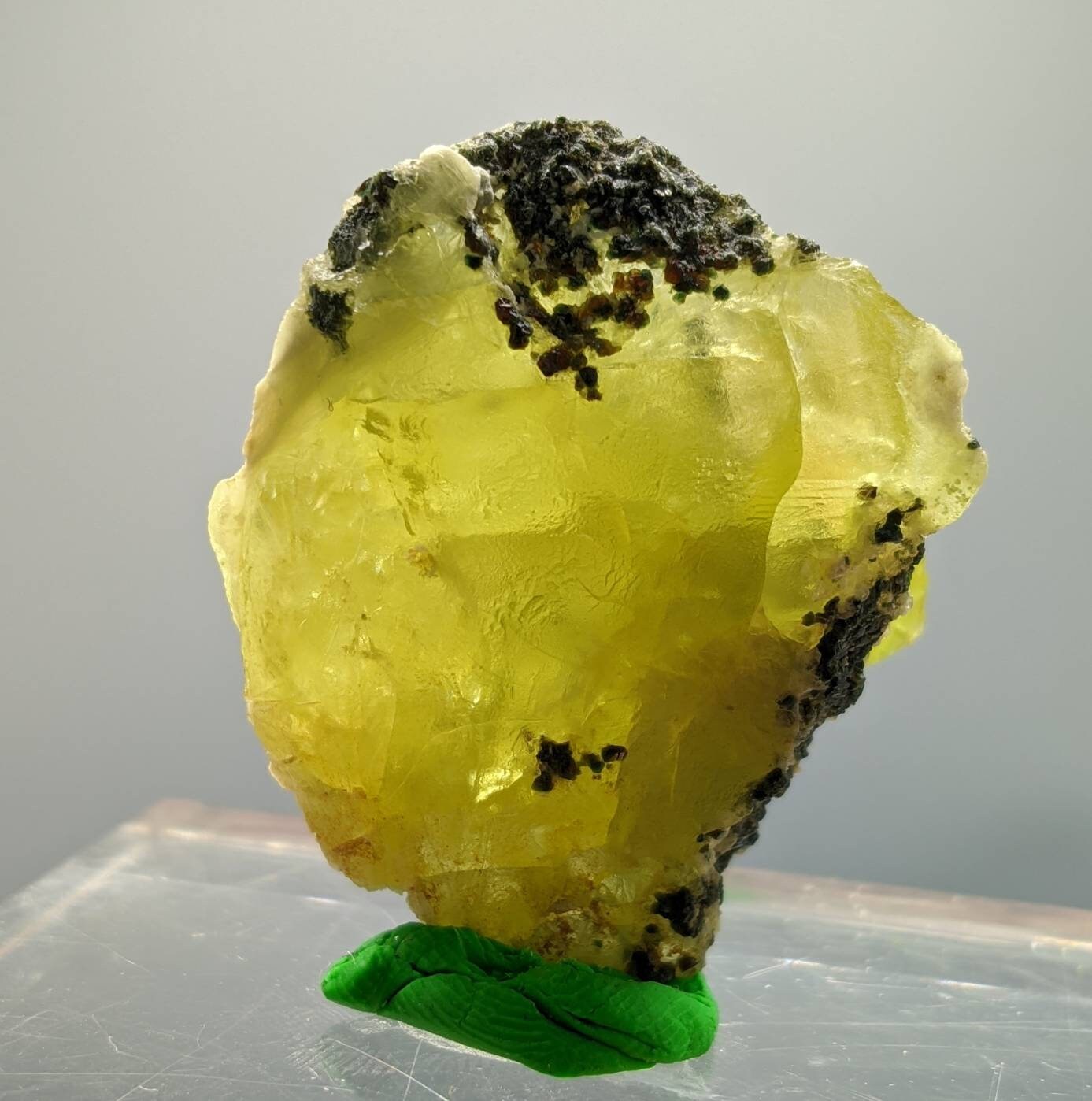 ARSAA GEMS AND MINERALSGreen rare natural sphene titanite crystal from Mohmand Agency KPK Pakistan, weight 29 grams - Premium  from ARSAA GEMS AND MINERALS - Just $40.00! Shop now at ARSAA GEMS AND MINERALS
