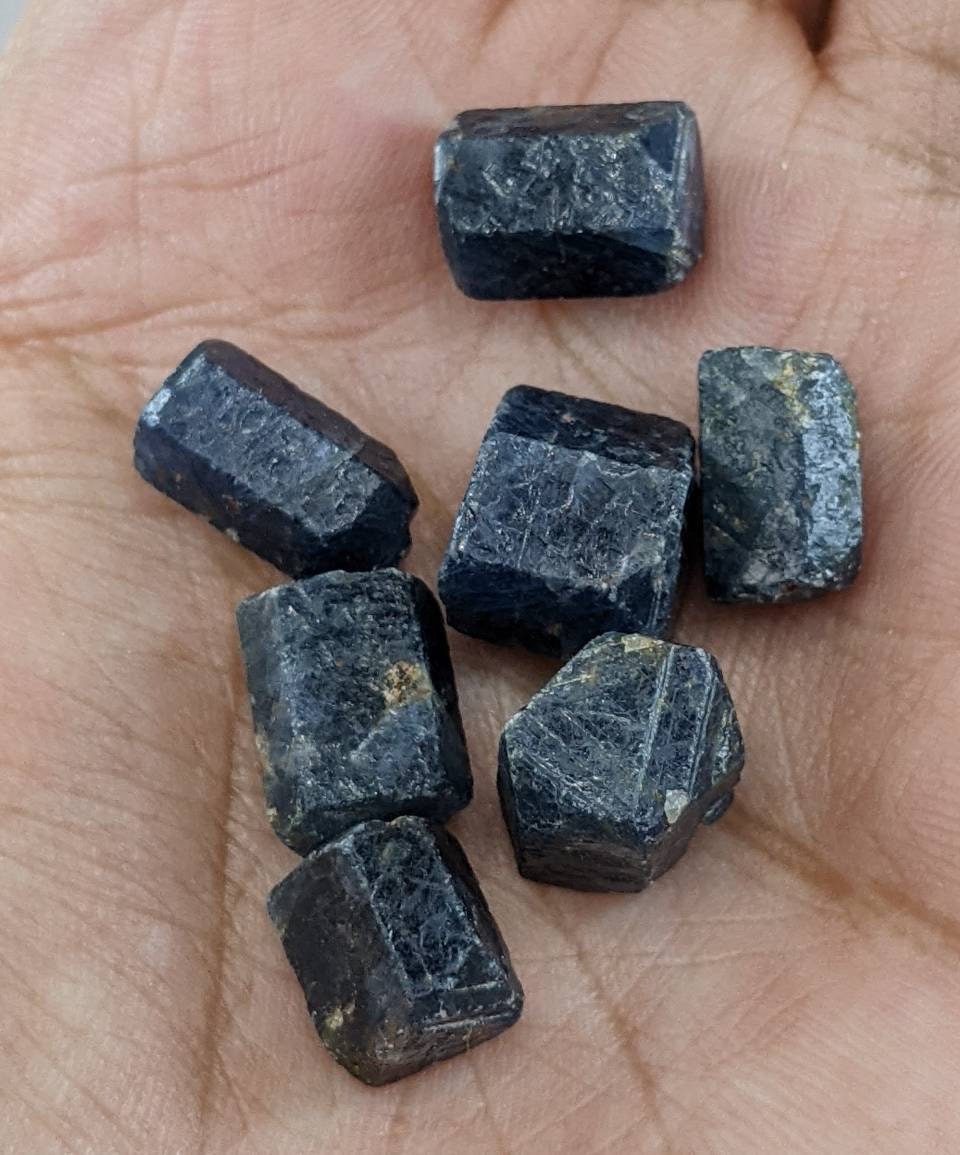 ARSAA GEMS AND MINERALSAn aesthetic Small lot of record keeper sapphire crystals, 16 grams - Premium  from ARSAA GEMS AND MINERALS - Just $40.00! Shop now at ARSAA GEMS AND MINERALS