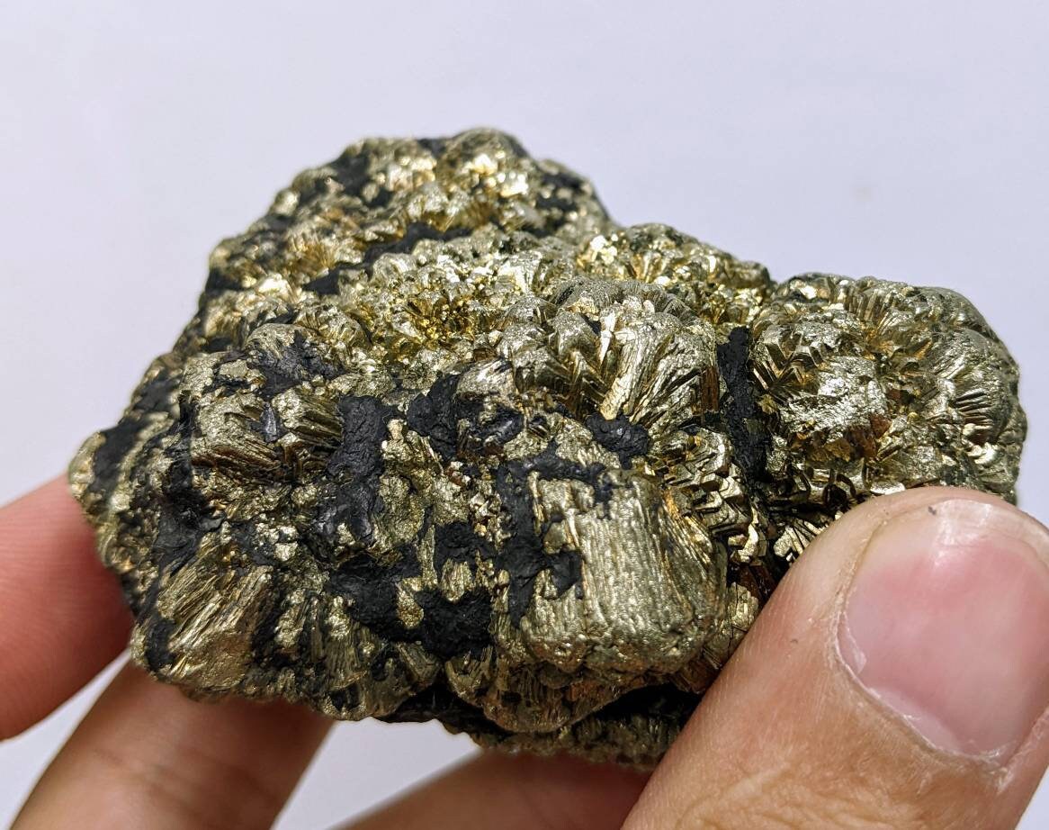 ARSAA GEMS AND MINERALSNew find big size golden Marcasite sphere shape cluster also called prophecy stone from a new find in Darra Adam Khel KPK Pakistan - Premium  from ARSAA GEMS AND MINERALS - Just $65.00! Shop now at ARSAA GEMS AND MINERALS