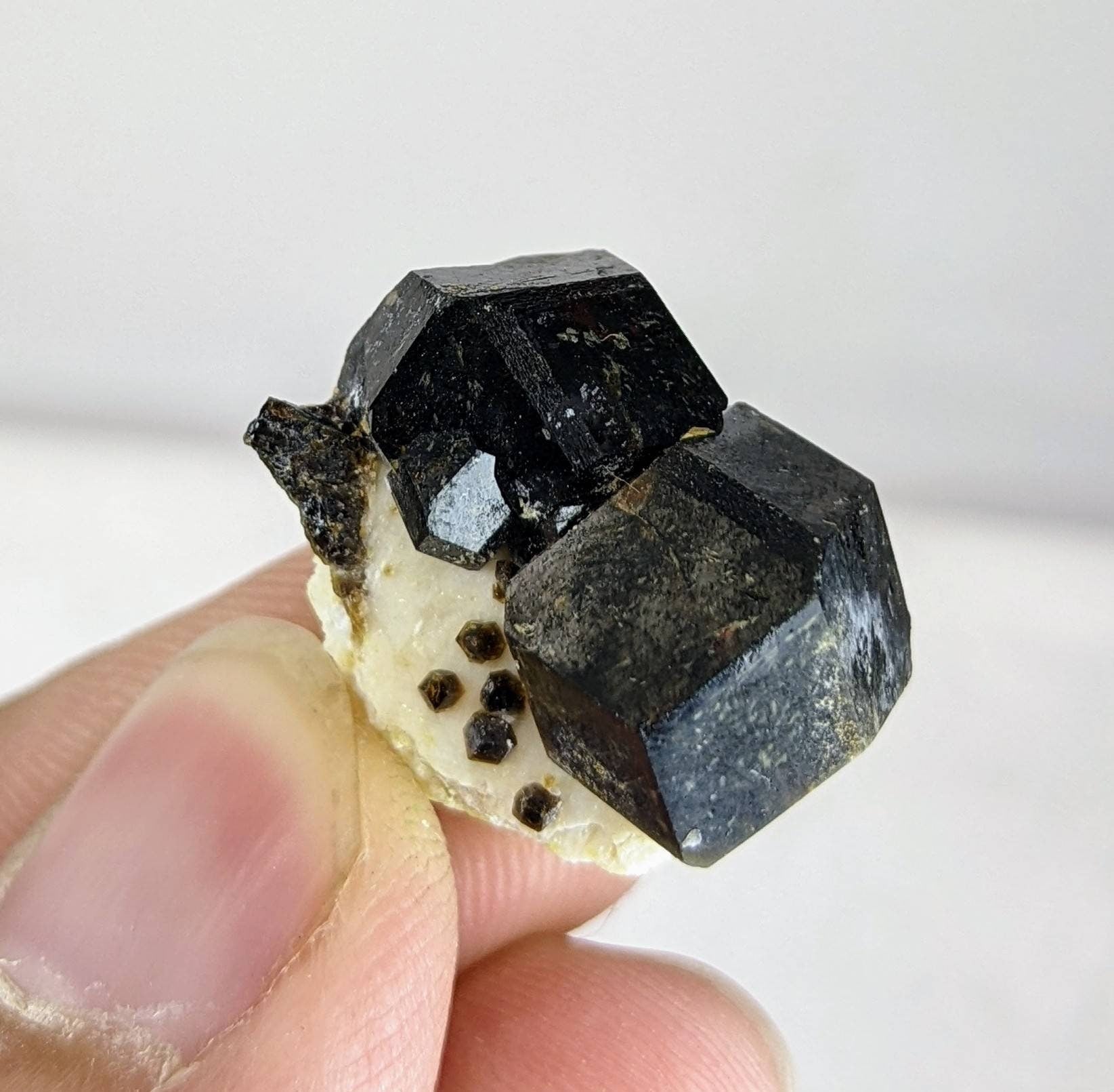 ARSAA GEMS AND MINERALSOn matrix andradite garnet crystal from Pakistan, 6.5 grams - Premium  from ARSAA GEMS AND MINERALS - Just $35.00! Shop now at ARSAA GEMS AND MINERALS