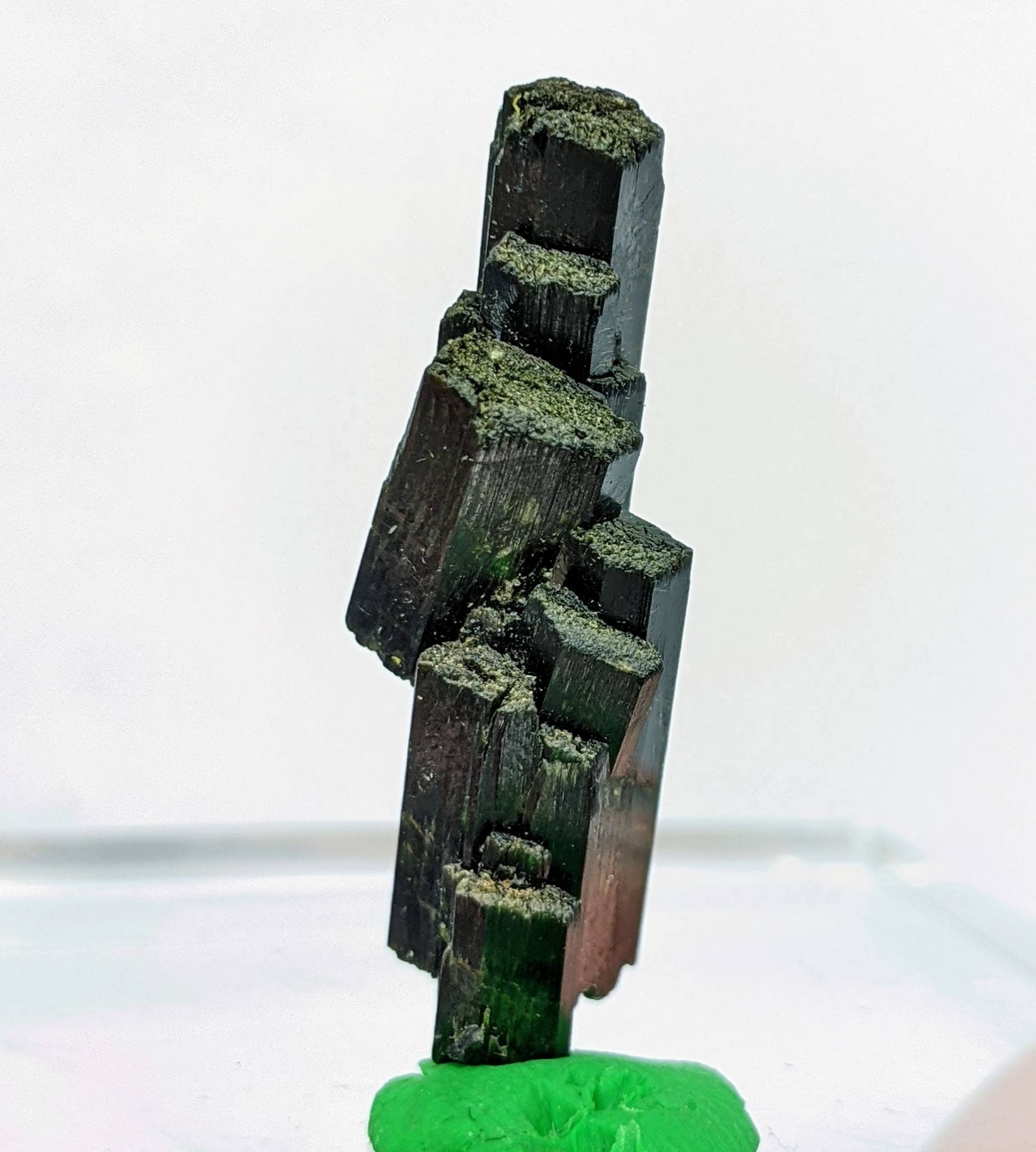 ARSAA GEMS AND MINERALSNatural aesthetic step formation terminated aegirine crystal from Pakistan, weight: 4 grams - Premium  from ARSAA GEMS AND MINERALS - Just $45.00! Shop now at ARSAA GEMS AND MINERALS