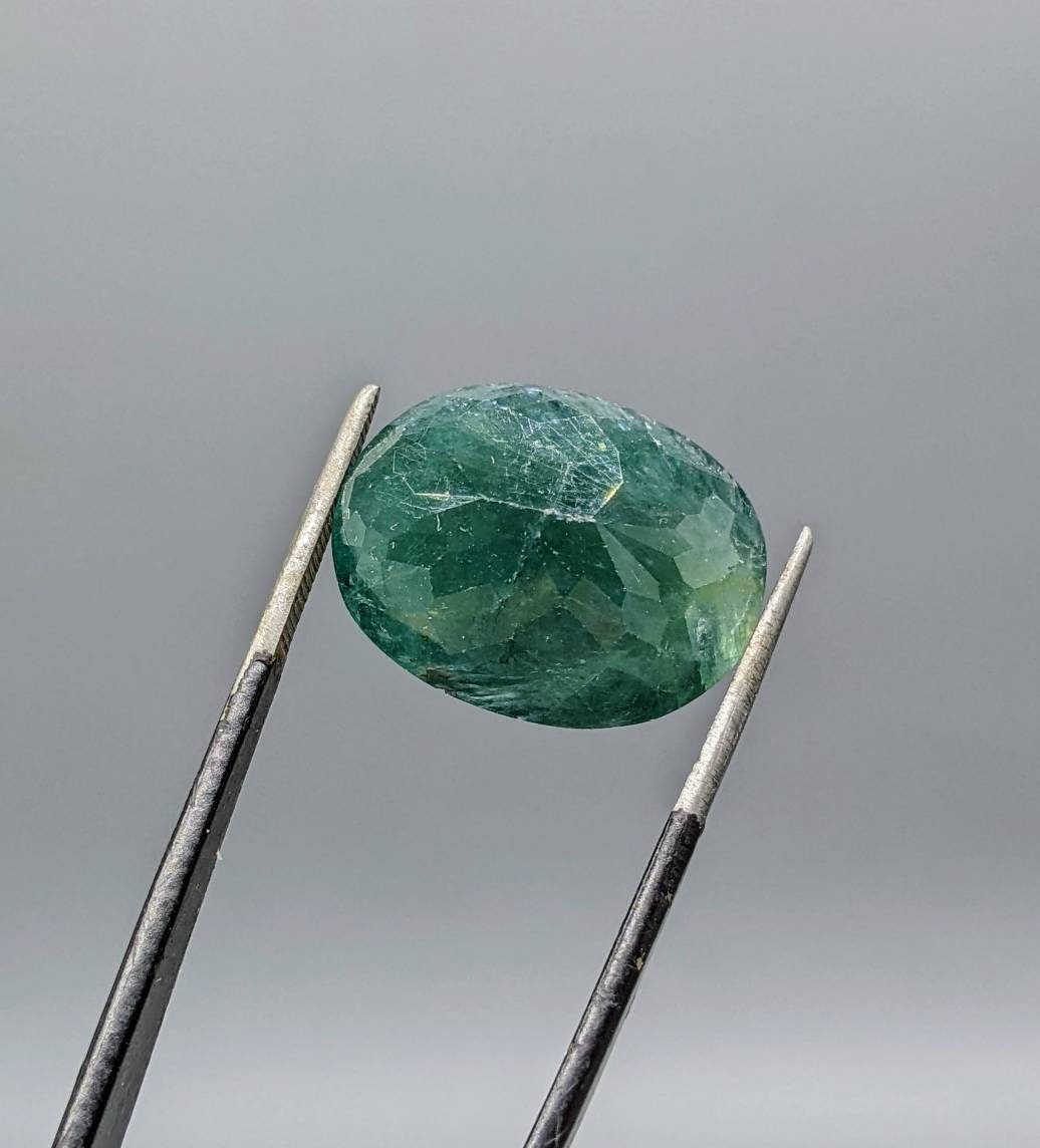 ARSAA GEMS AND MINERALSTop Quality beautiful natural 16 carats faceted oval shape grandidierite gem - Premium  from ARSAA GEMS AND MINERALS - Just $45.00! Shop now at ARSAA GEMS AND MINERALS