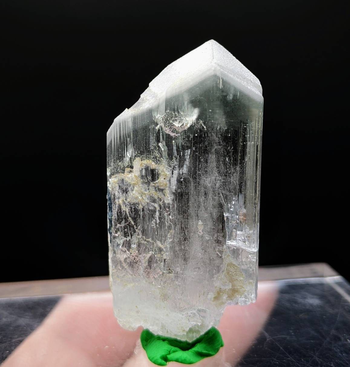 ARSAA GEMS AND MINERALSBicolor Spodumene var kunzite clear gem quality lustrous crystal from Afghanistan, 25.3 grams - Premium  from ARSAA GEMS AND MINERALS - Just $150.00! Shop now at ARSAA GEMS AND MINERALS