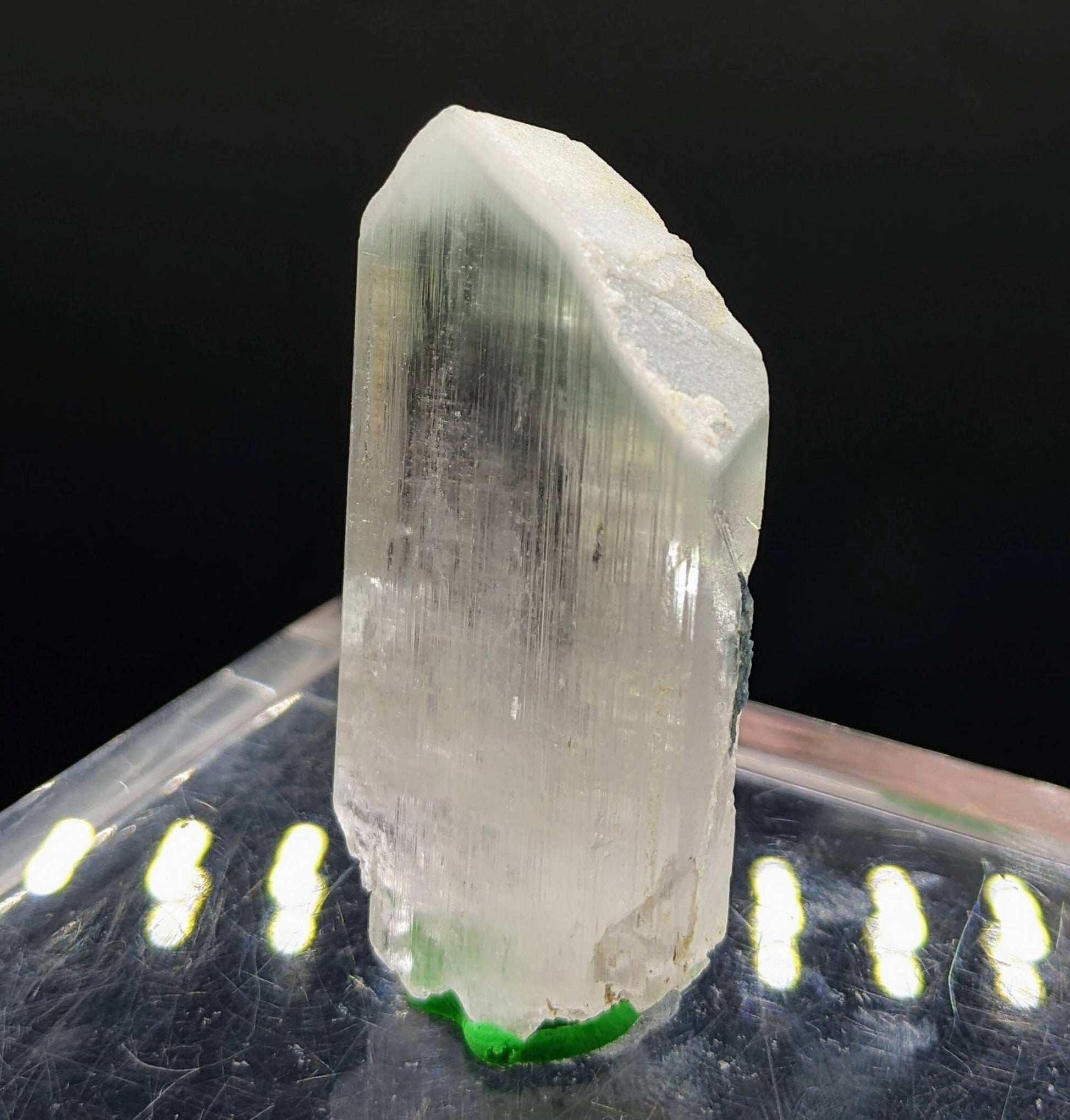 ARSAA GEMS AND MINERALSBicolor Spodumene var kunzite clear gem quality lustrous crystal from Afghanistan, 25.3 grams - Premium  from ARSAA GEMS AND MINERALS - Just $150.00! Shop now at ARSAA GEMS AND MINERALS