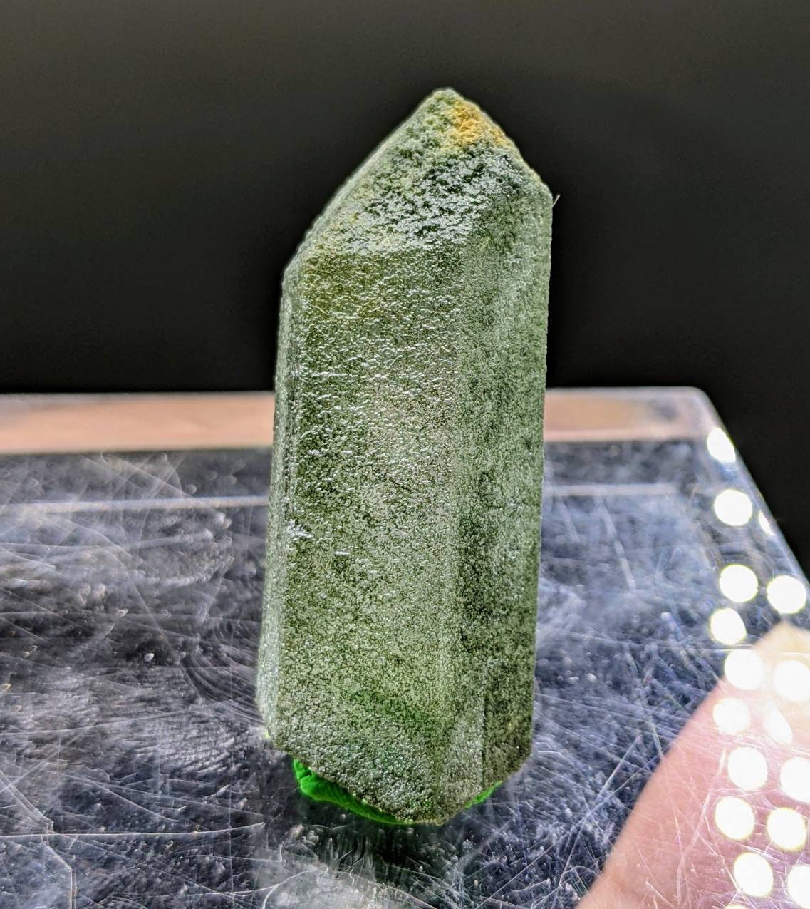ARSAA GEMS AND MINERALSAn aesthetic 18.5 grams selected chlorine quartz Crystal from Baluchistan Pakistan - Premium  from ARSAA GEMS AND MINERALS - Just $20.00! Shop now at ARSAA GEMS AND MINERALS
