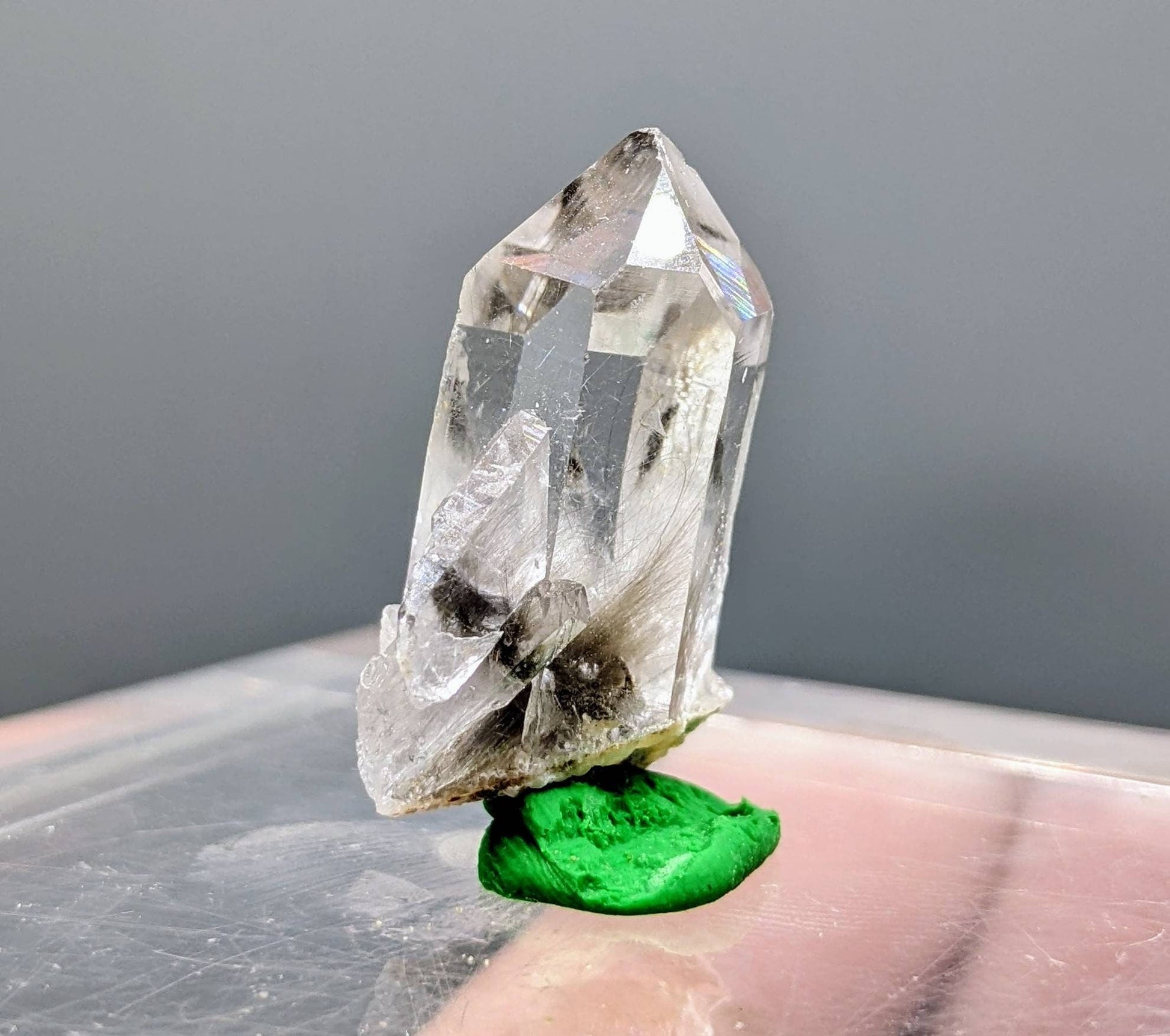 ARSAA GEMS AND MINERALSNatural fine quality beautiful 5.8 grams clear brookite included quartz crystal from Baluchistan Pakistan - Premium  from ARSAA GEMS AND MINERALS - Just $20.00! Shop now at ARSAA GEMS AND MINERALS