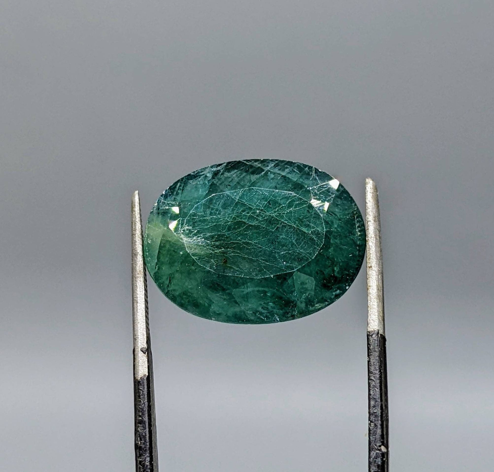 ARSAA GEMS AND MINERALSTop Quality beautiful natural 16 carats faceted oval shape grandidierite gem - Premium  from ARSAA GEMS AND MINERALS - Just $45.00! Shop now at ARSAA GEMS AND MINERALS