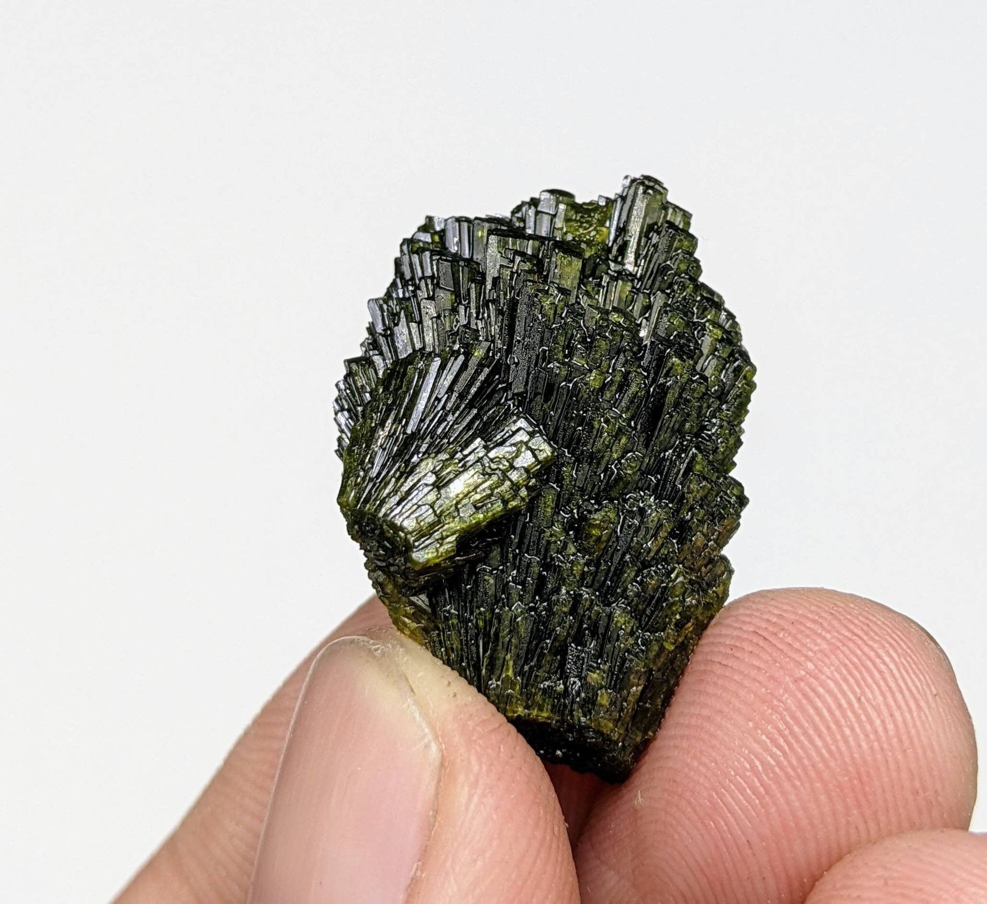 ARSAA GEMS AND MINERALSNatural green spray epidote crystal from Balochistan Pakistan, weight 8.4 grams - Premium  from ARSAA GEMS AND MINERALS - Just $20.00! Shop now at ARSAA GEMS AND MINERALS