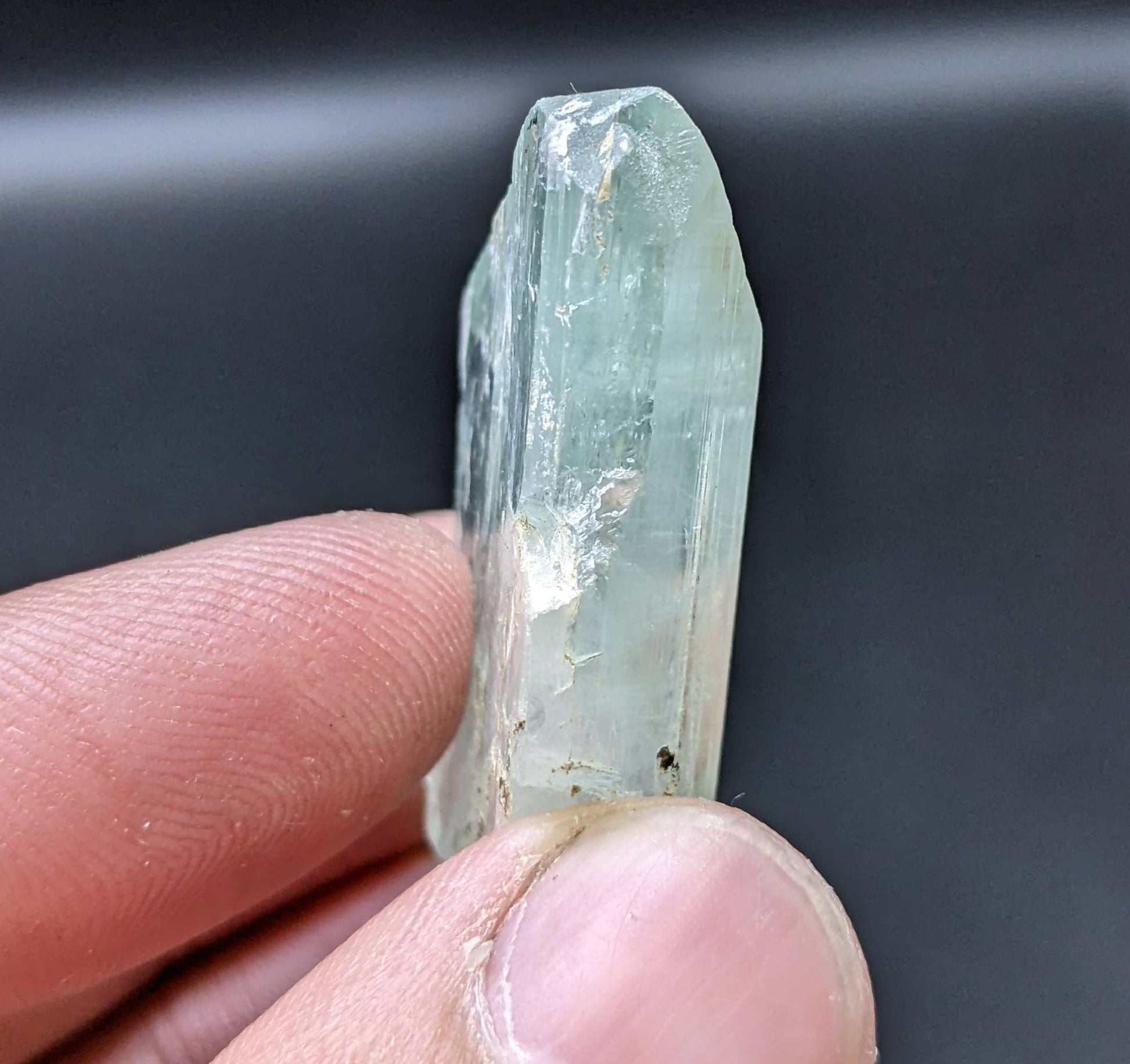 ARSAA GEMS AND MINERALSSpodumene var kunzite crystal clear gem quality lustrous from Laghman, Afghanistan, 16.2 grams - Premium  from ARSAA GEMS AND MINERALS - Just $50.00! Shop now at ARSAA GEMS AND MINERALS