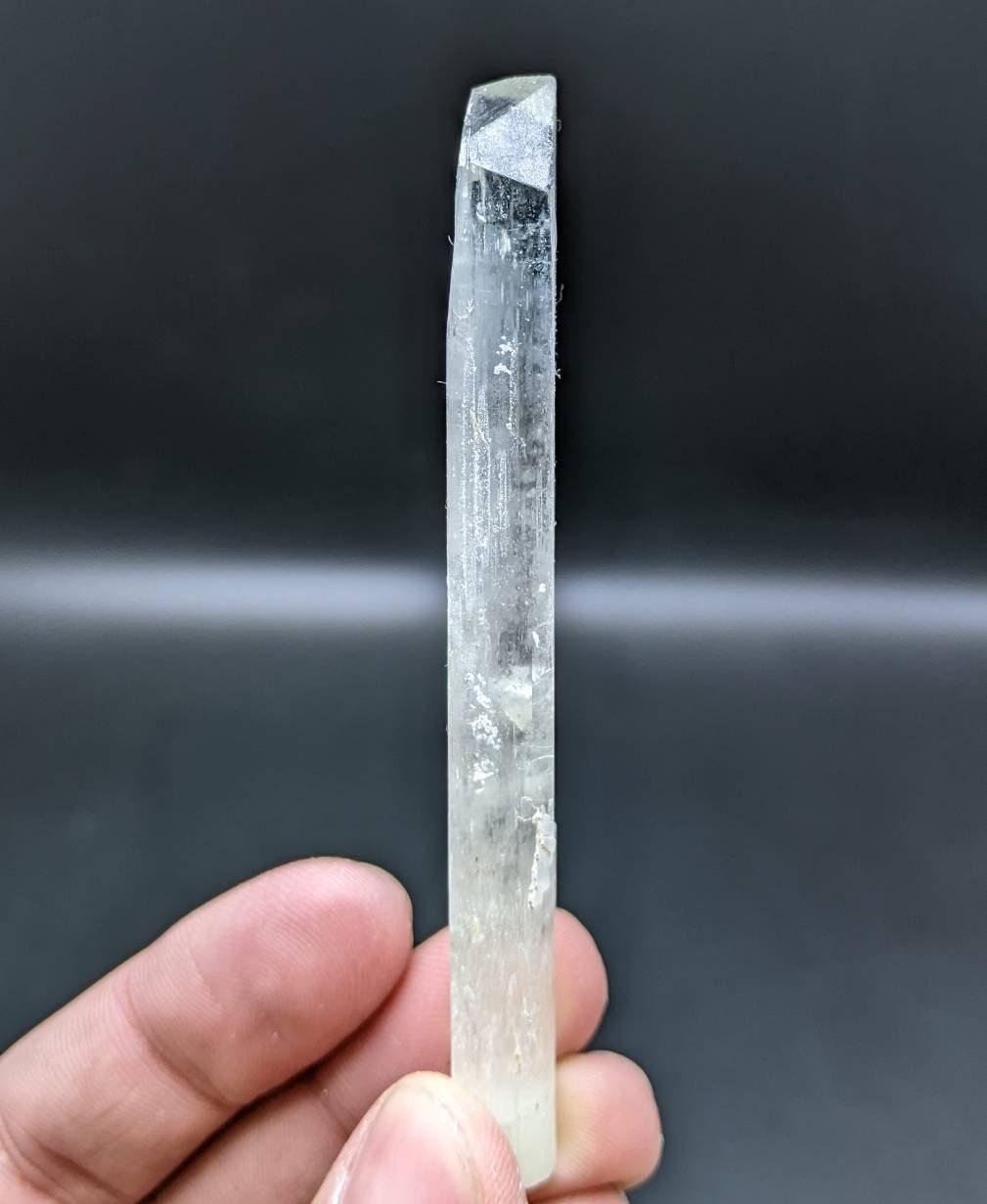 ARSAA GEMS AND MINERALSSpodumene var kunzite crystal clear gem quality lustrous from Laghman, Afghanistan, 30 grams - Premium  from ARSAA GEMS AND MINERALS - Just $100.00! Shop now at ARSAA GEMS AND MINERALS