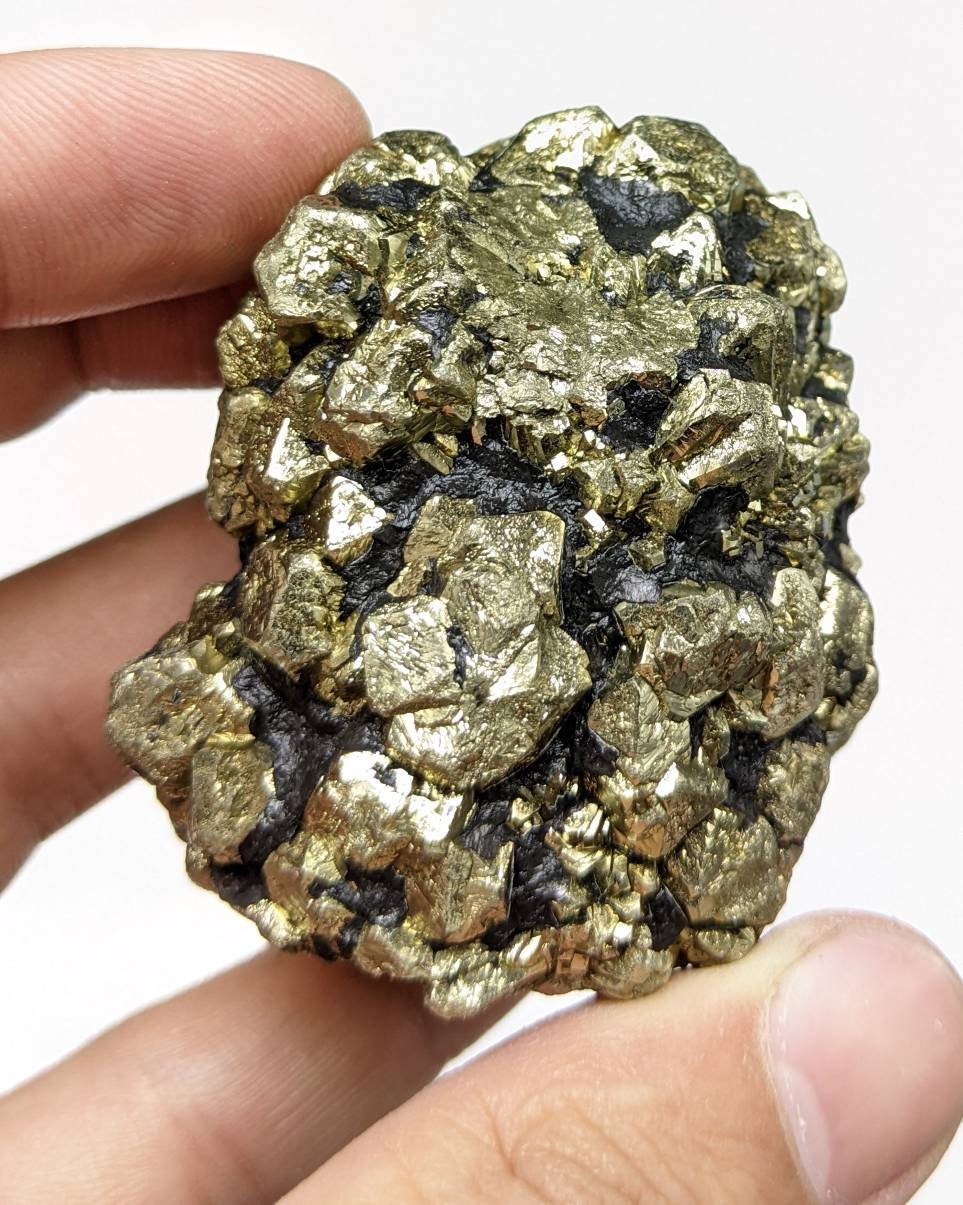 ARSAA GEMS AND MINERALSNew find big size golden Marcasite sphere shape cluster also called prophecy stone from a new find in Darra Adam Khel KPK Pakistan, 255 gram - Premium  from ARSAA GEMS AND MINERALS - Just $70.00! Shop now at ARSAA GEMS AND MINERALS