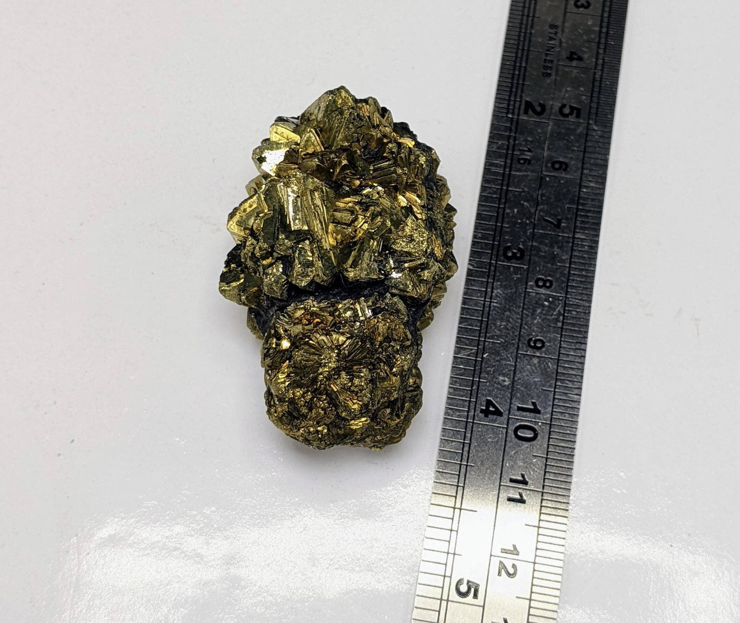 ARSAA GEMS AND MINERALSNew find big size golden Marcasite sphere shape cluster also called prophecy stone from a new find in Darra Adam Khel KPK Pakistan, 109.4 g - Premium  from ARSAA GEMS AND MINERALS - Just $60.00! Shop now at ARSAA GEMS AND MINERALS